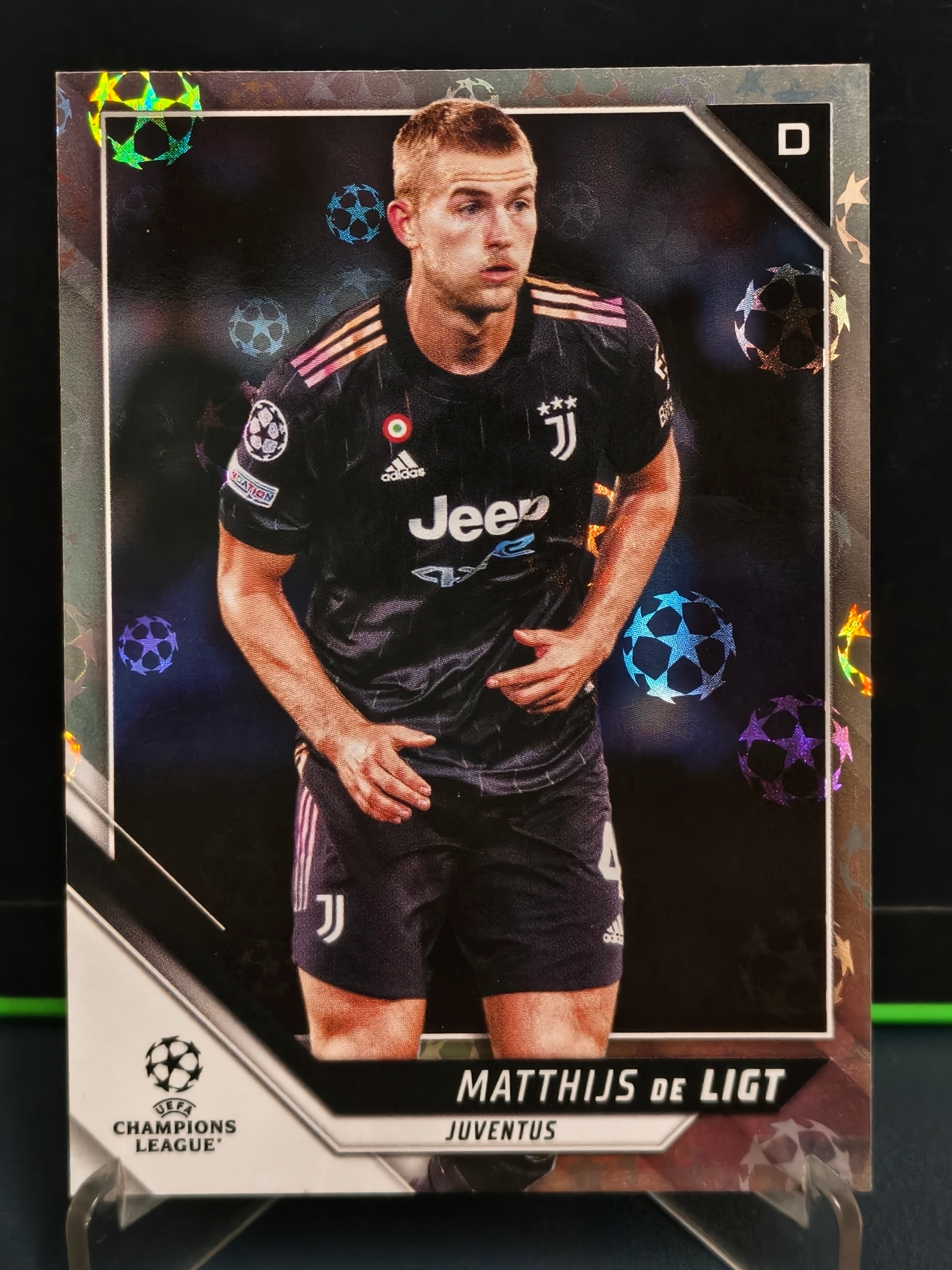 Matthijs De Ligt - Starball Foil Card - Topps UCL 21-22