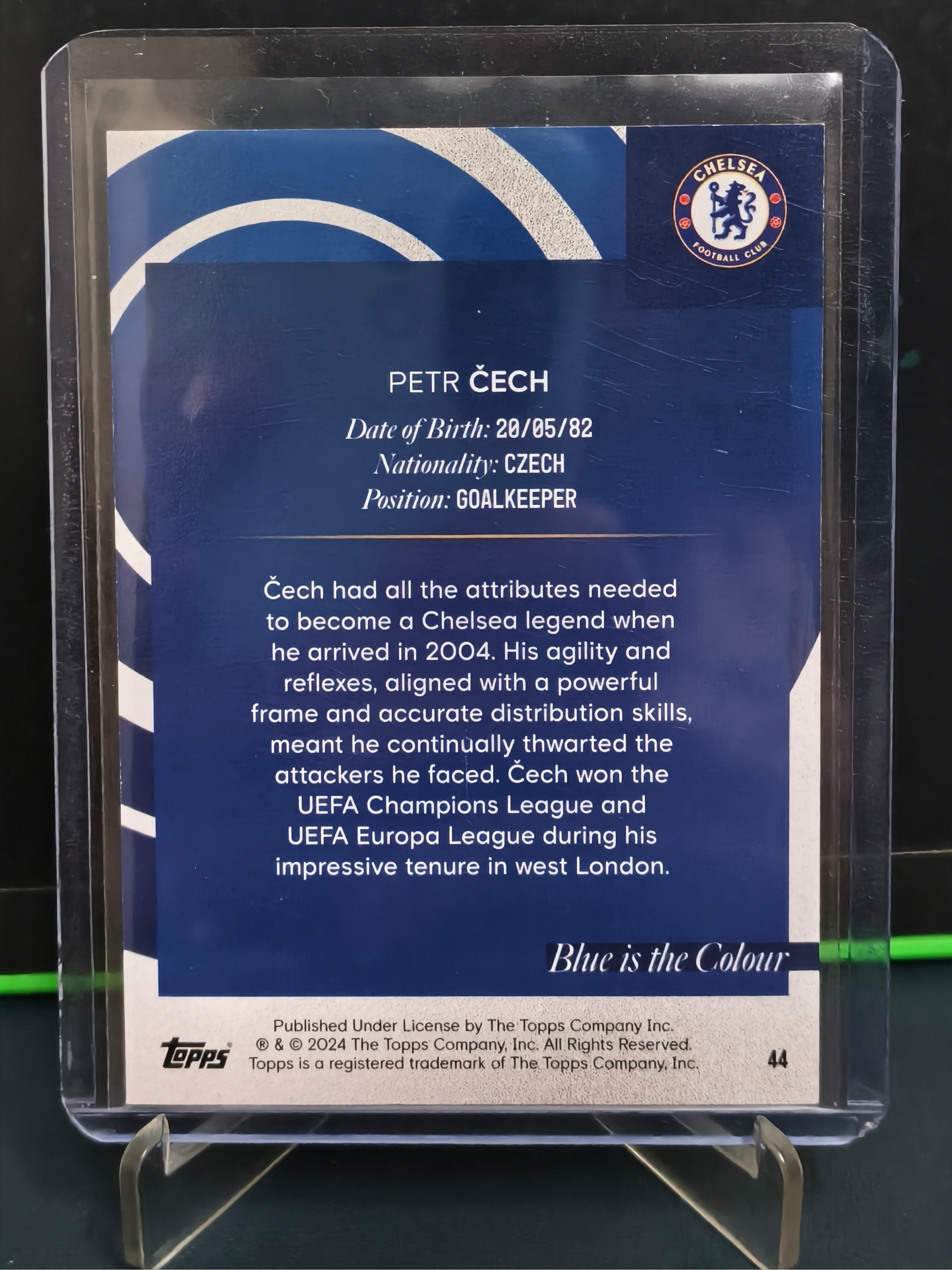 Petr Cech - 1/1 Card - Topps Chelsea Team Set 23-24