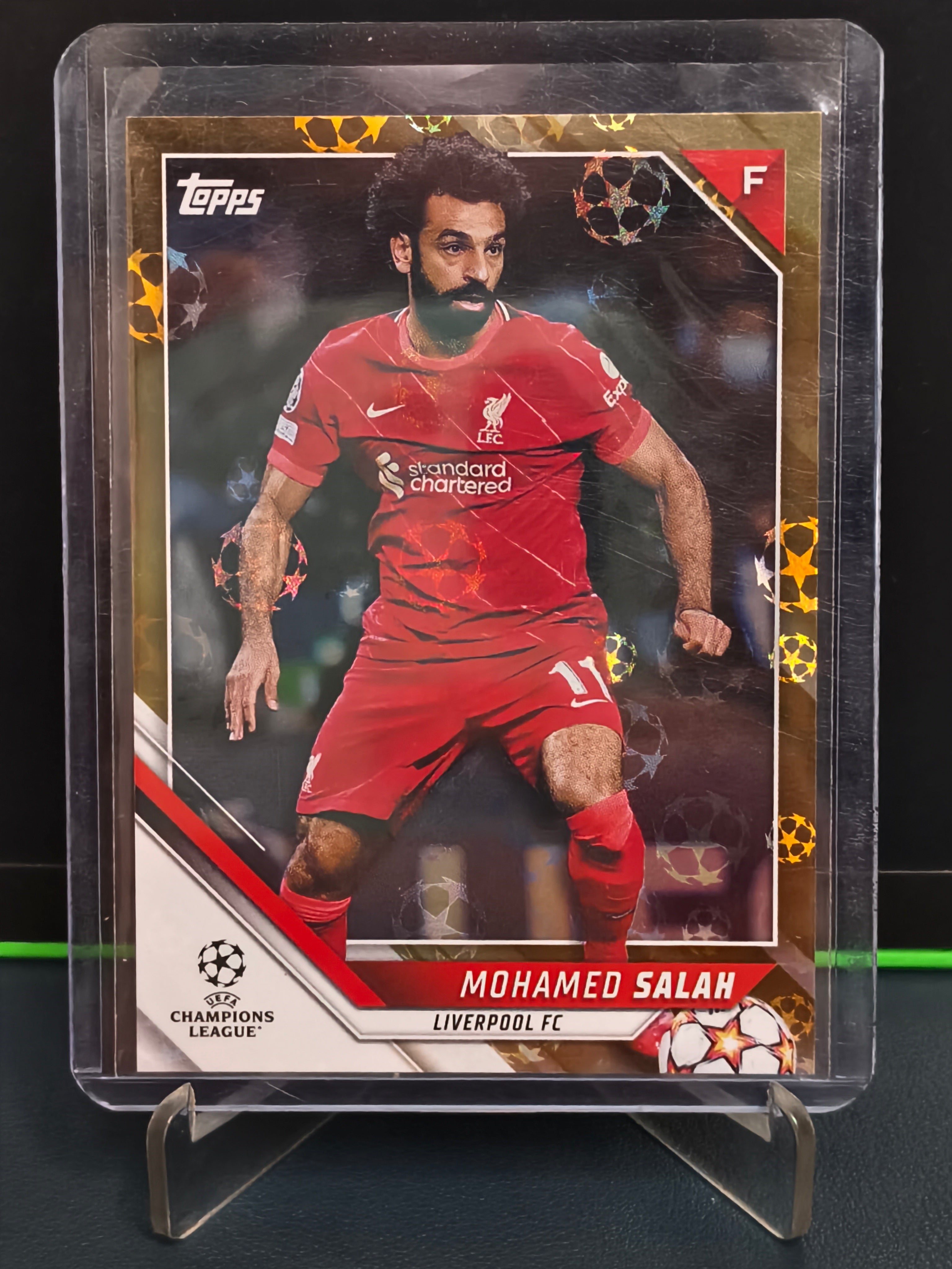 Mohamed Salah - 25/50 Starball Card - Topps UCL 21-22