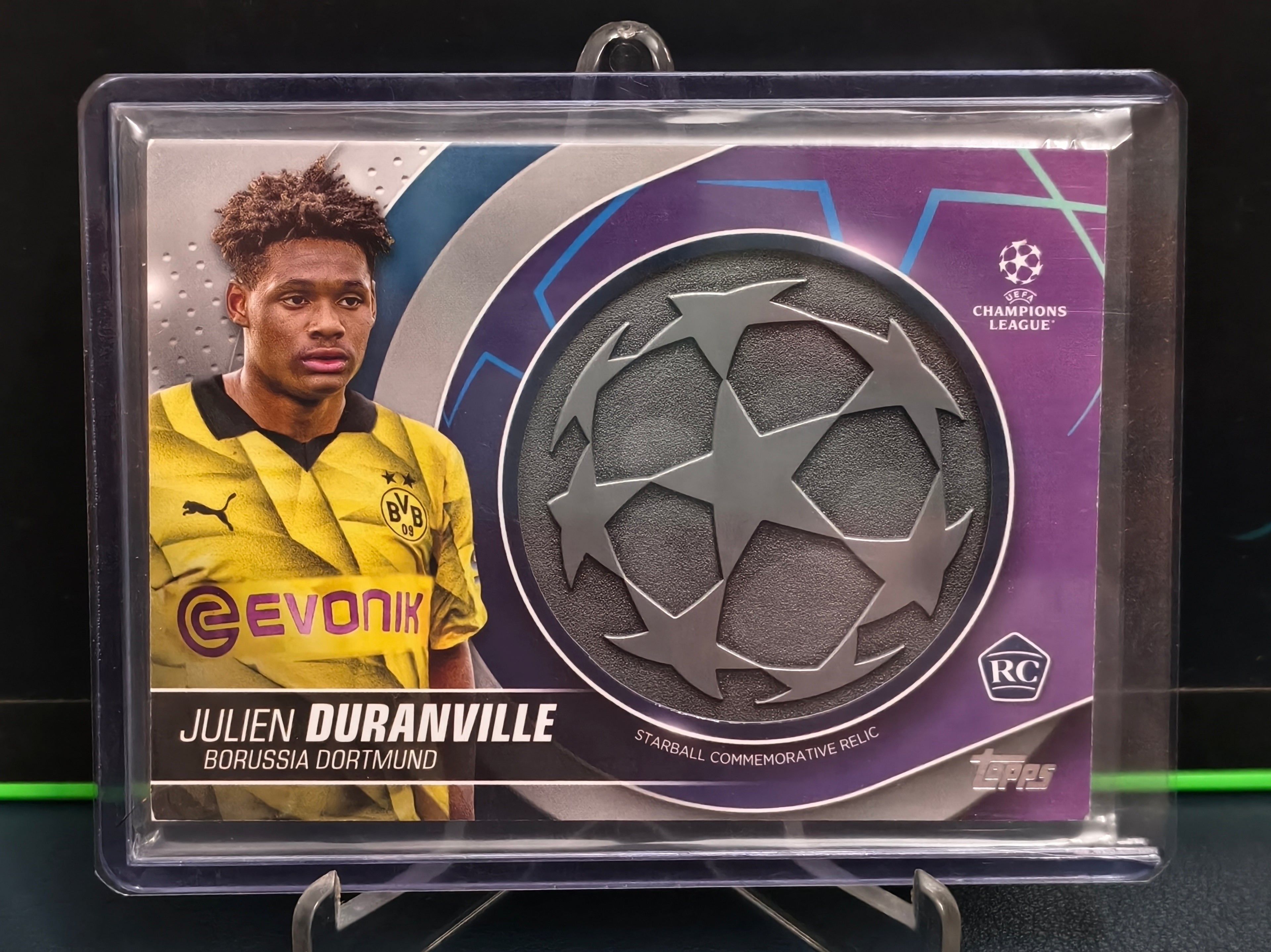 Julien Duranville - Starball Relic Card - Topps UCC 23/24