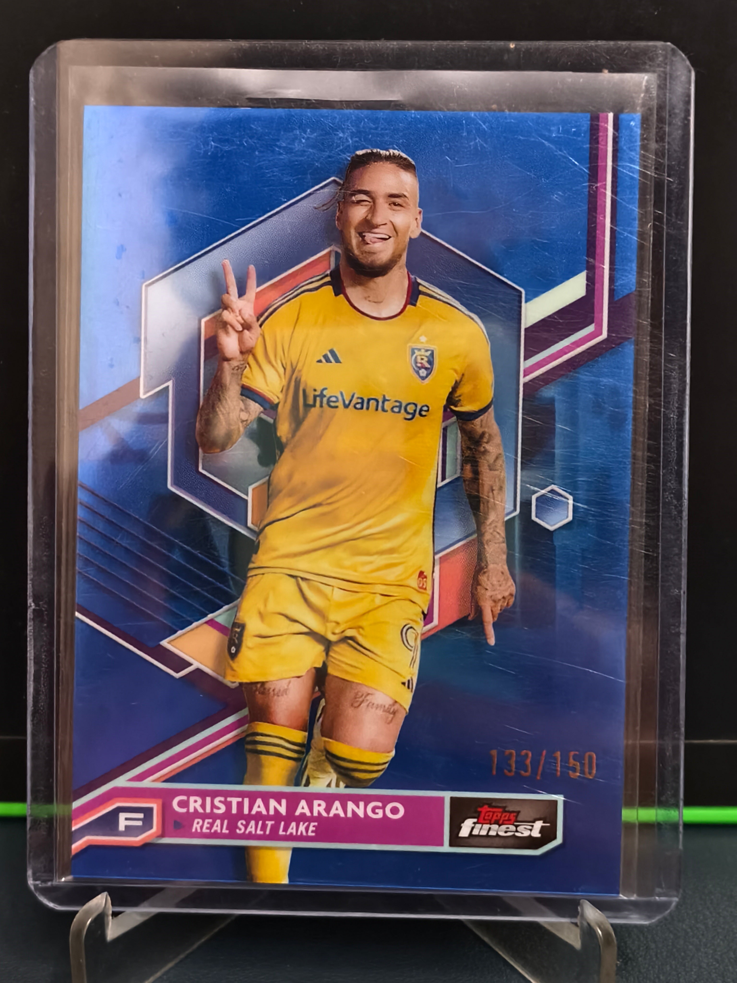 Cristian Arango - 133/150 Card - Topps Finest MLS 23