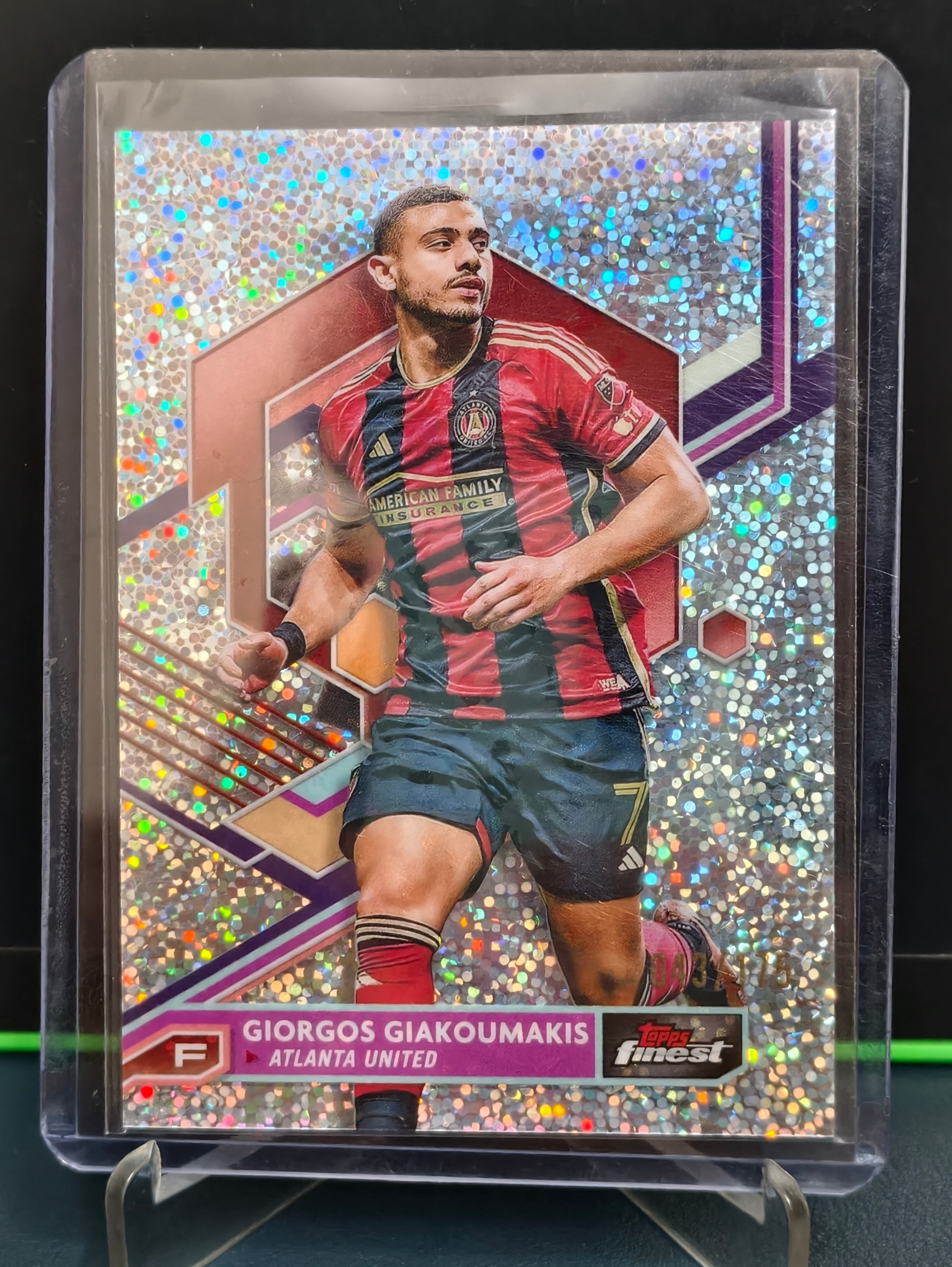 Giorgos Giakoumakis - 43/175 Card - Topps Finest MLS 23