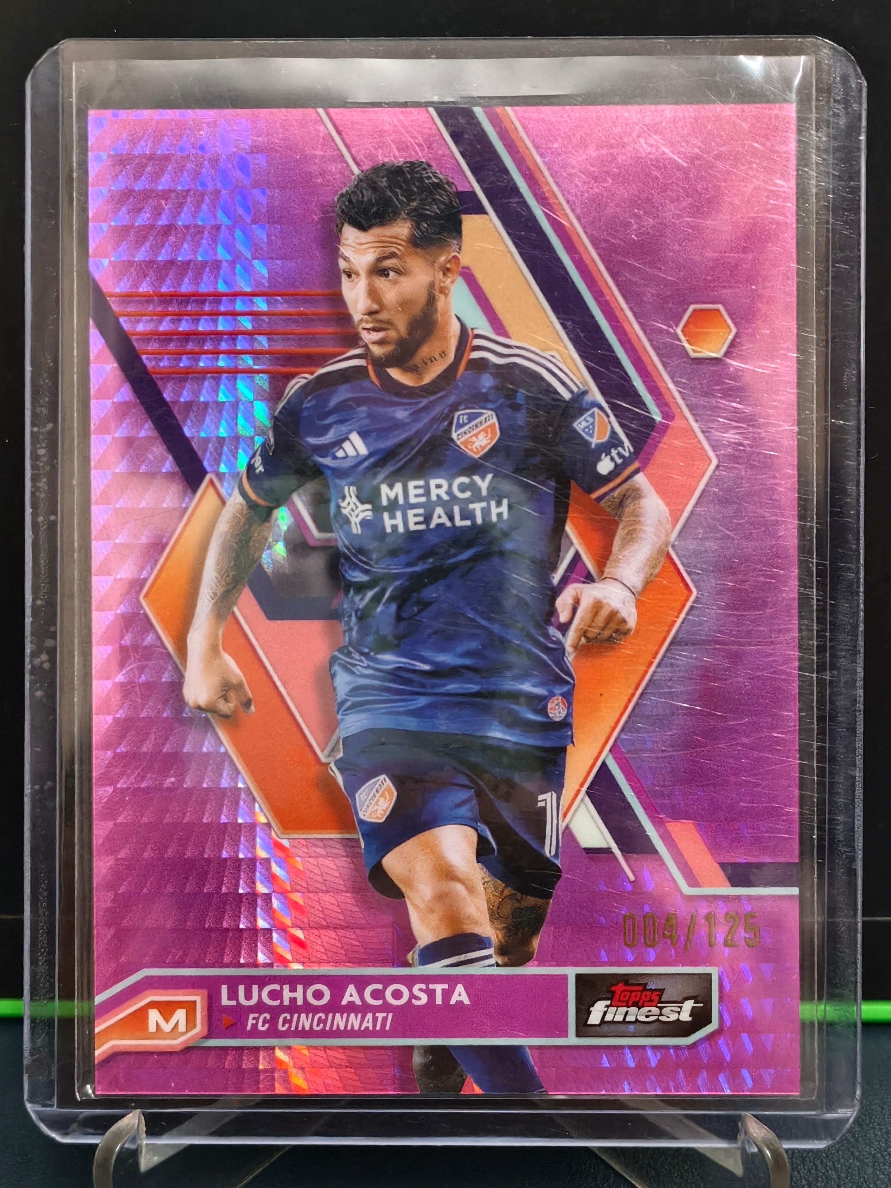 Lucho Acosta - 4/125 Card - Topps Finest MLS 23