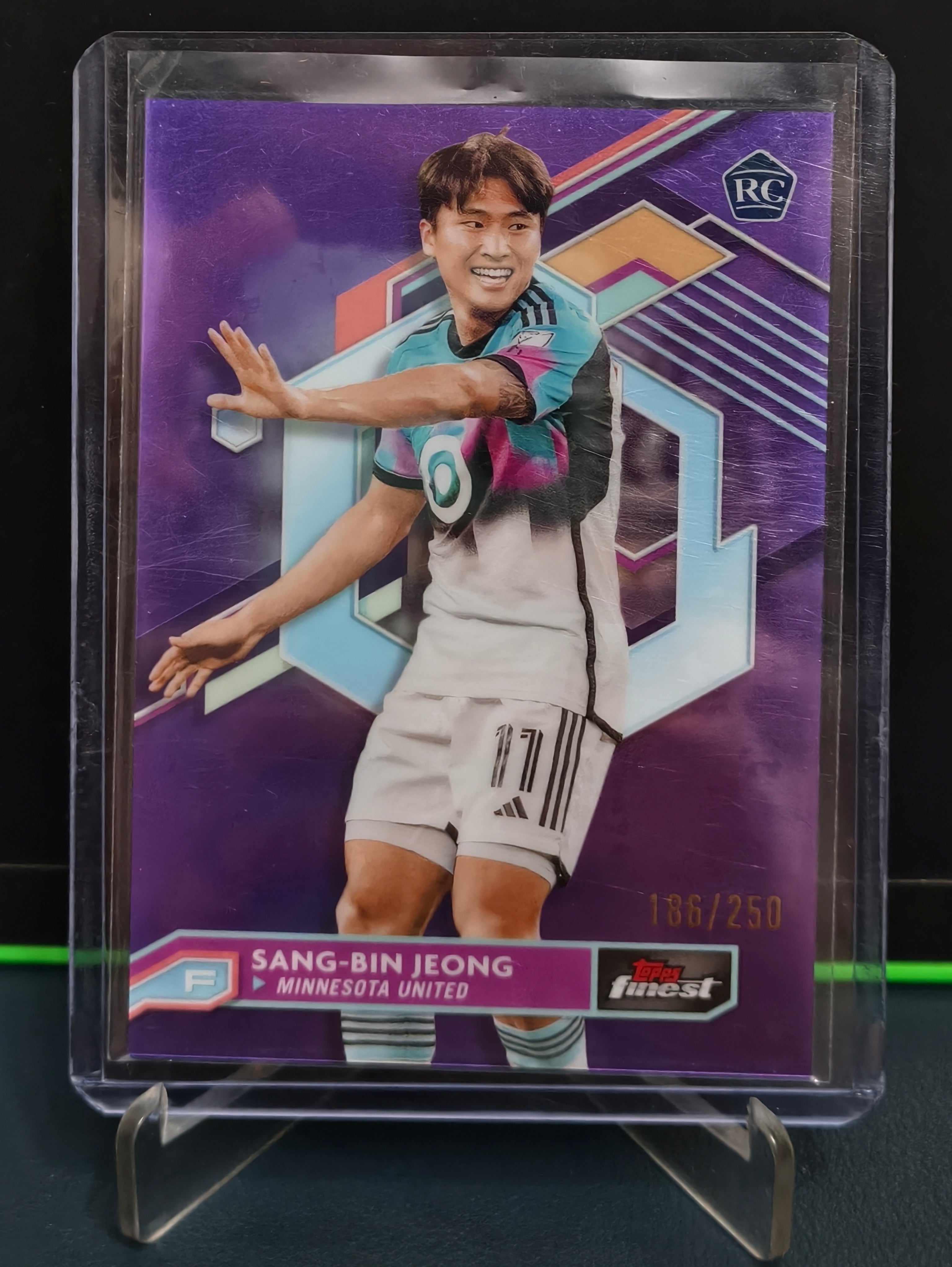 Sang-Bin Jeong - 186/250 Card - Topps Finest MLS 23