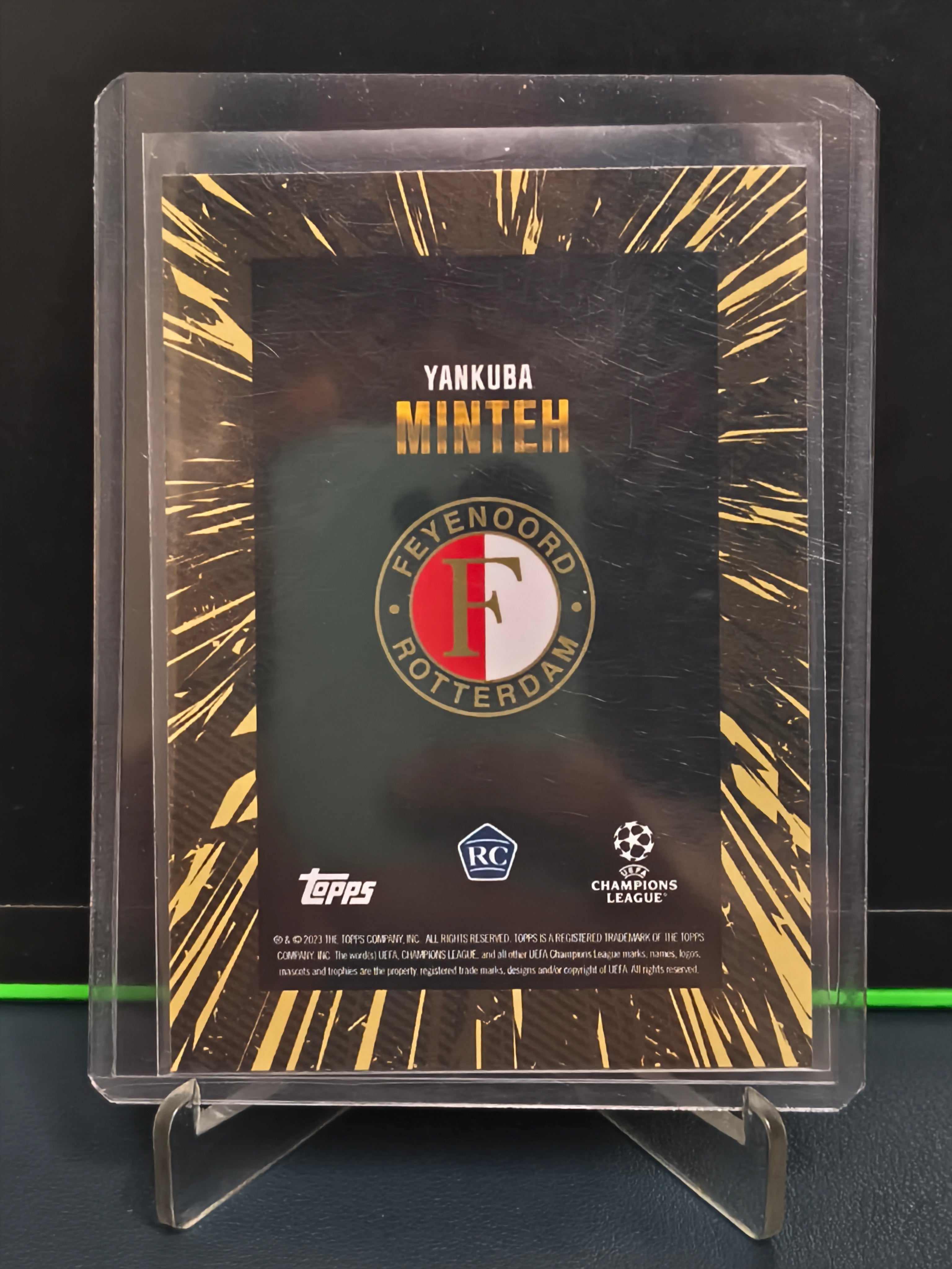 Yankuba Minteh - Future Stars Card - Topps UCC Gold 23-24