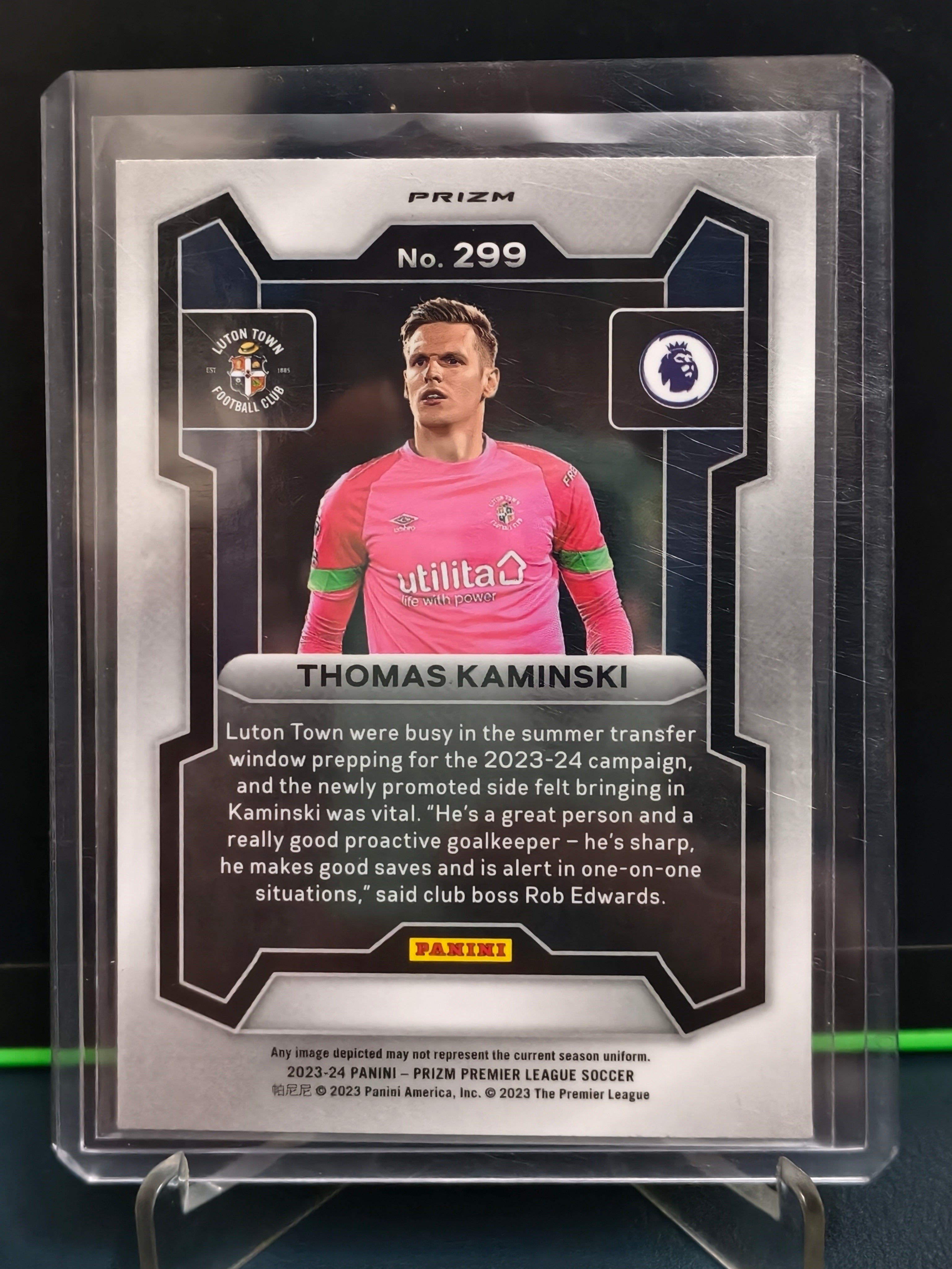 Thomas Kaminski - Red White Blue Card - Panini Prizm PL 23-24