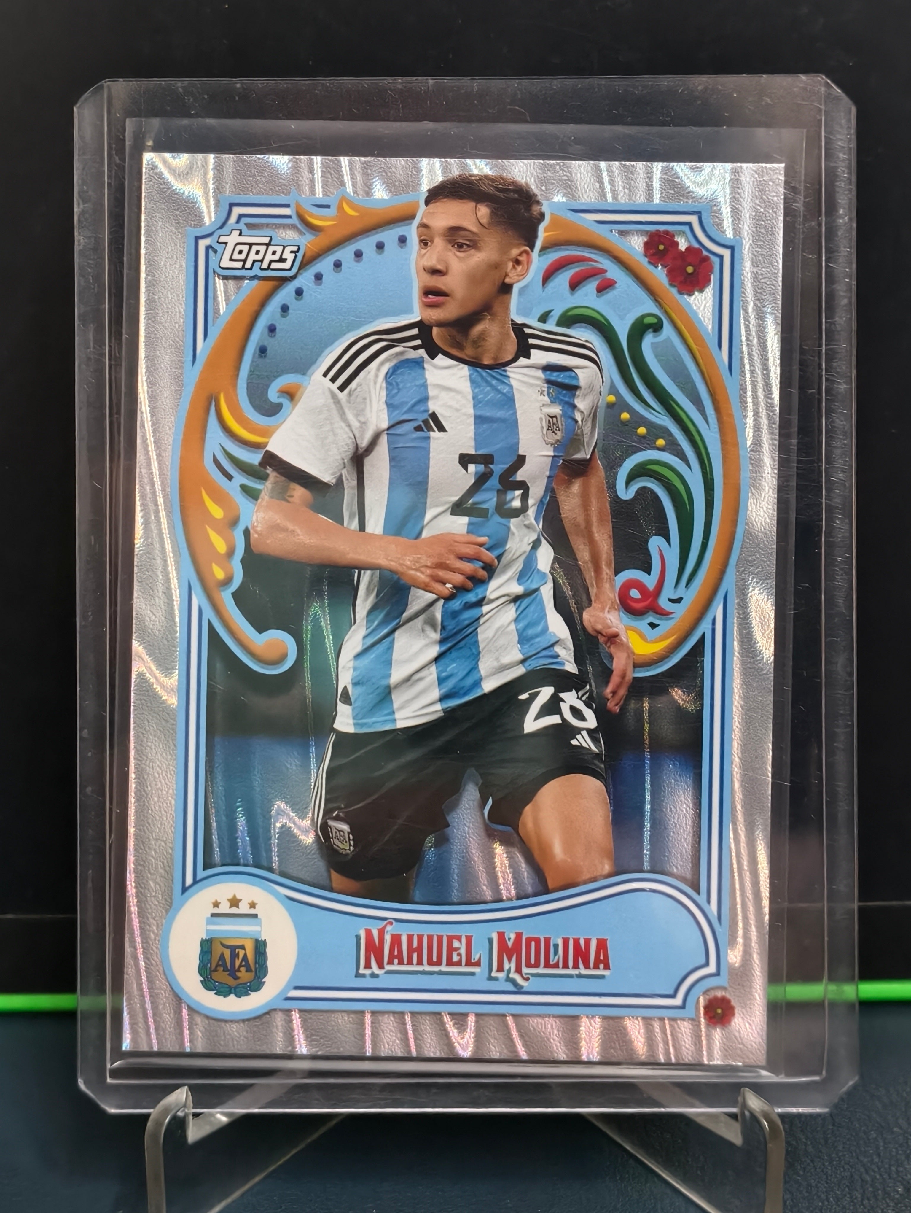 Nahuel Molina - Silver Card - Topps Argentina Fileteado 2023