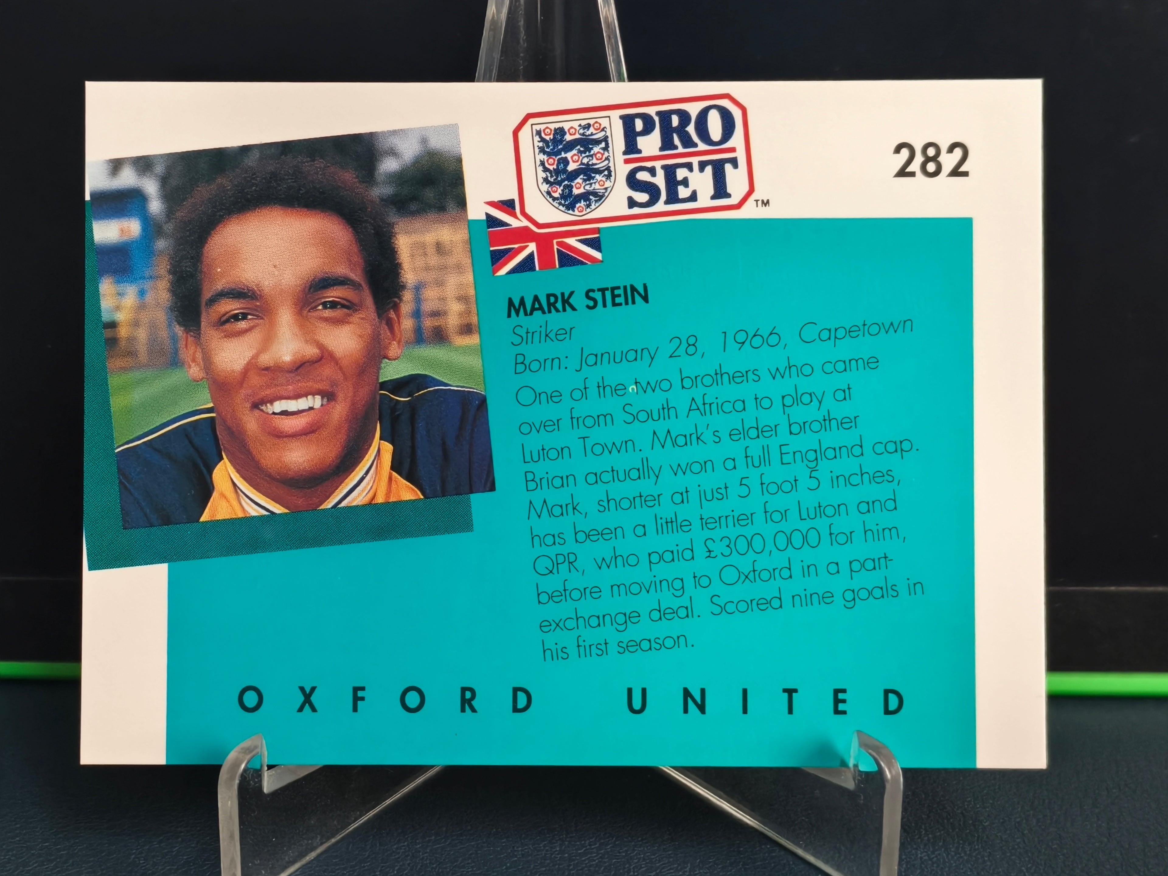 Mark Stein - Base Card - Pro Set English Football 90-91