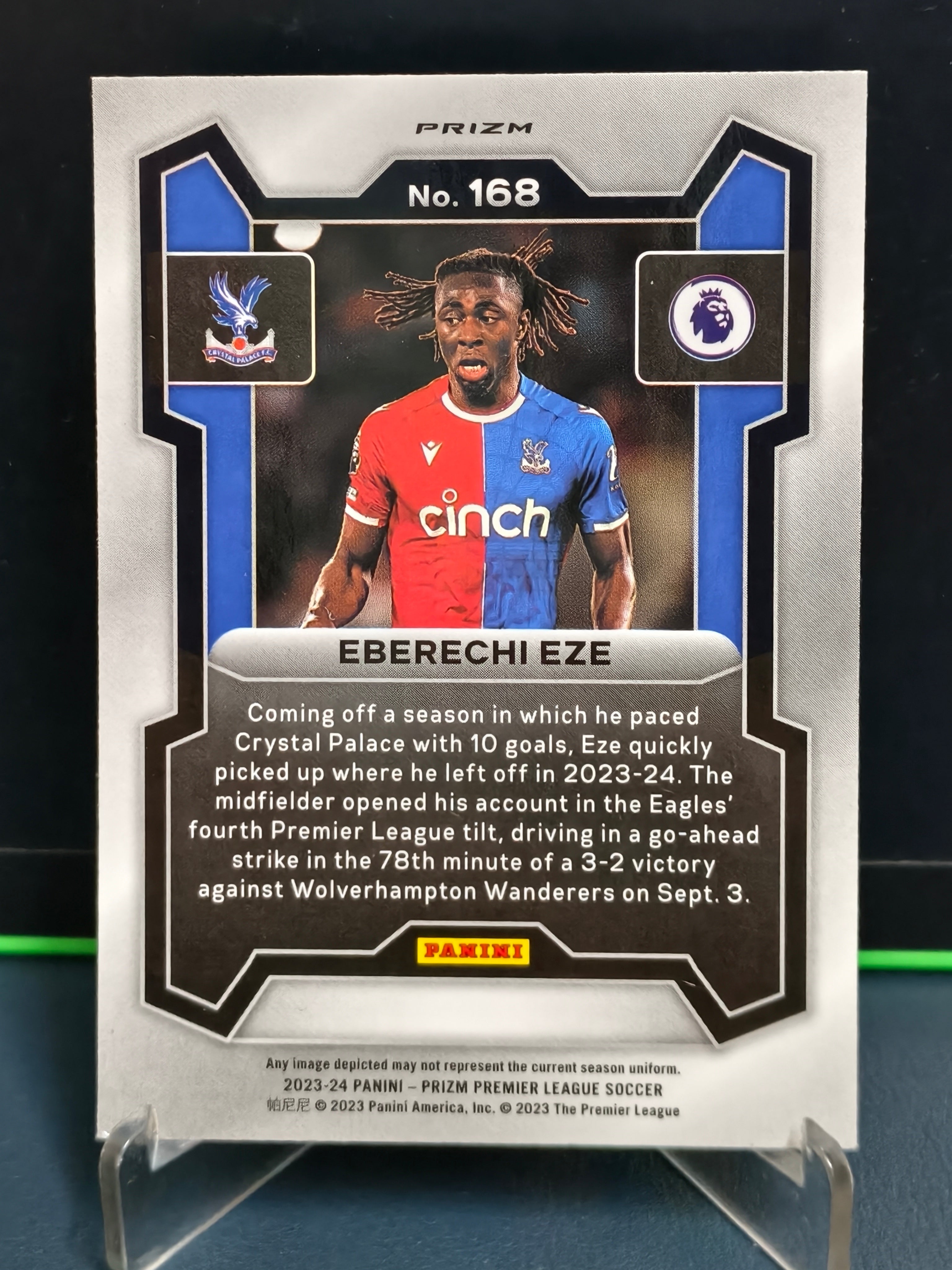 Eberechi Eze - Silver Card - Panini Prizm PL 23-24