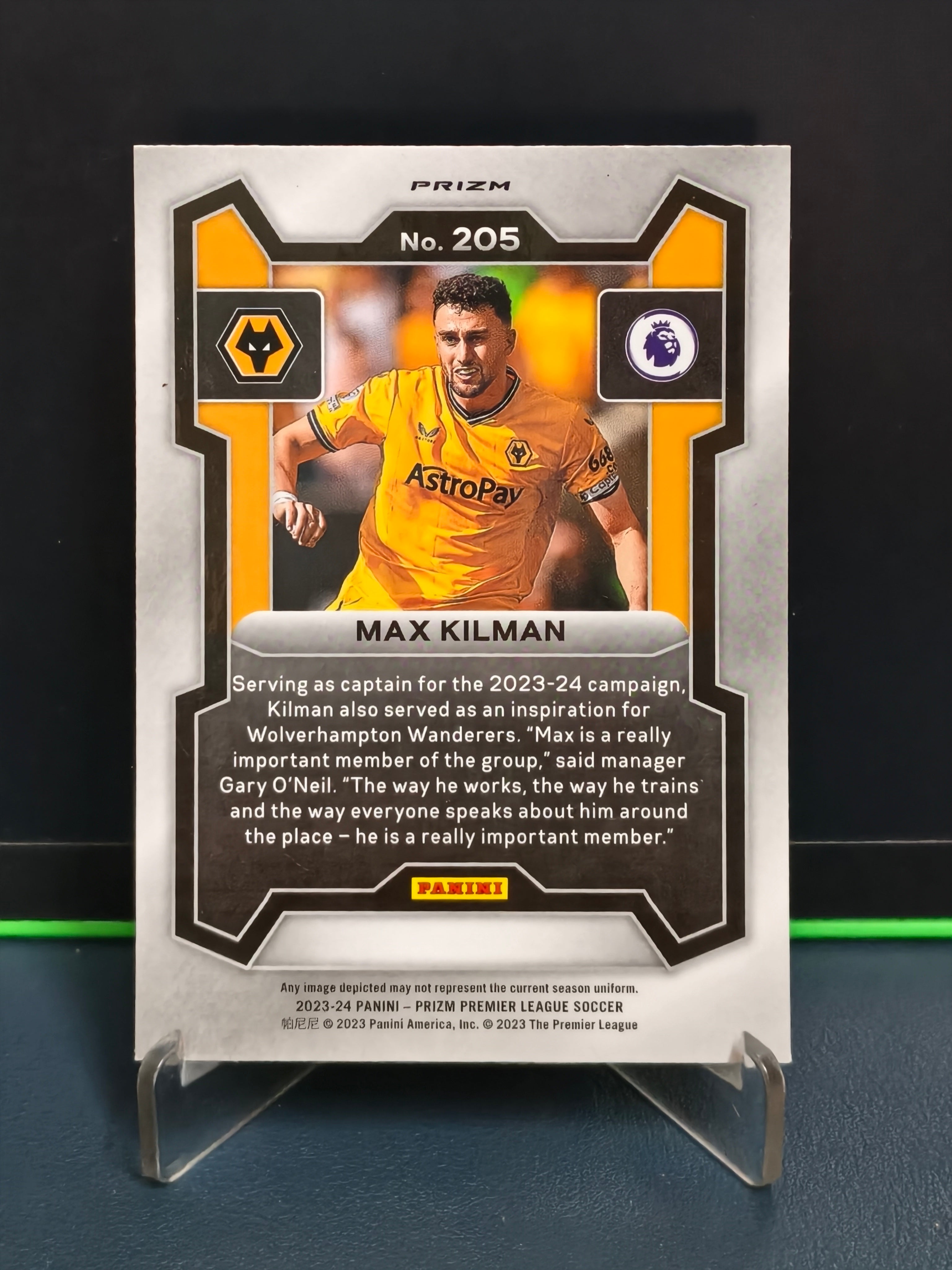 Max Kilman - Silver Card - Panini Prizm PL 23-24