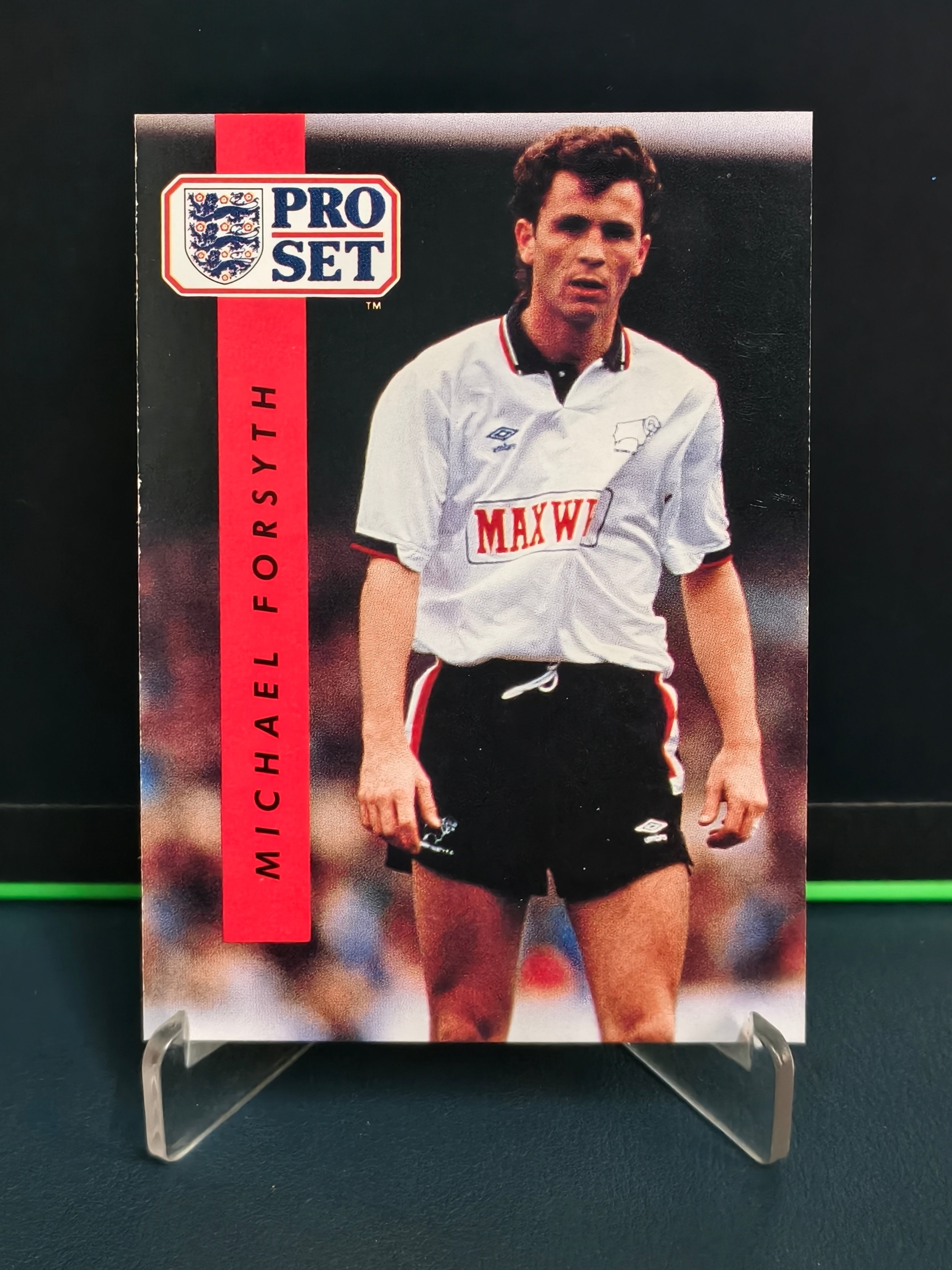 Michael Forsyth - Base Card - Pro Set English Football 90-91