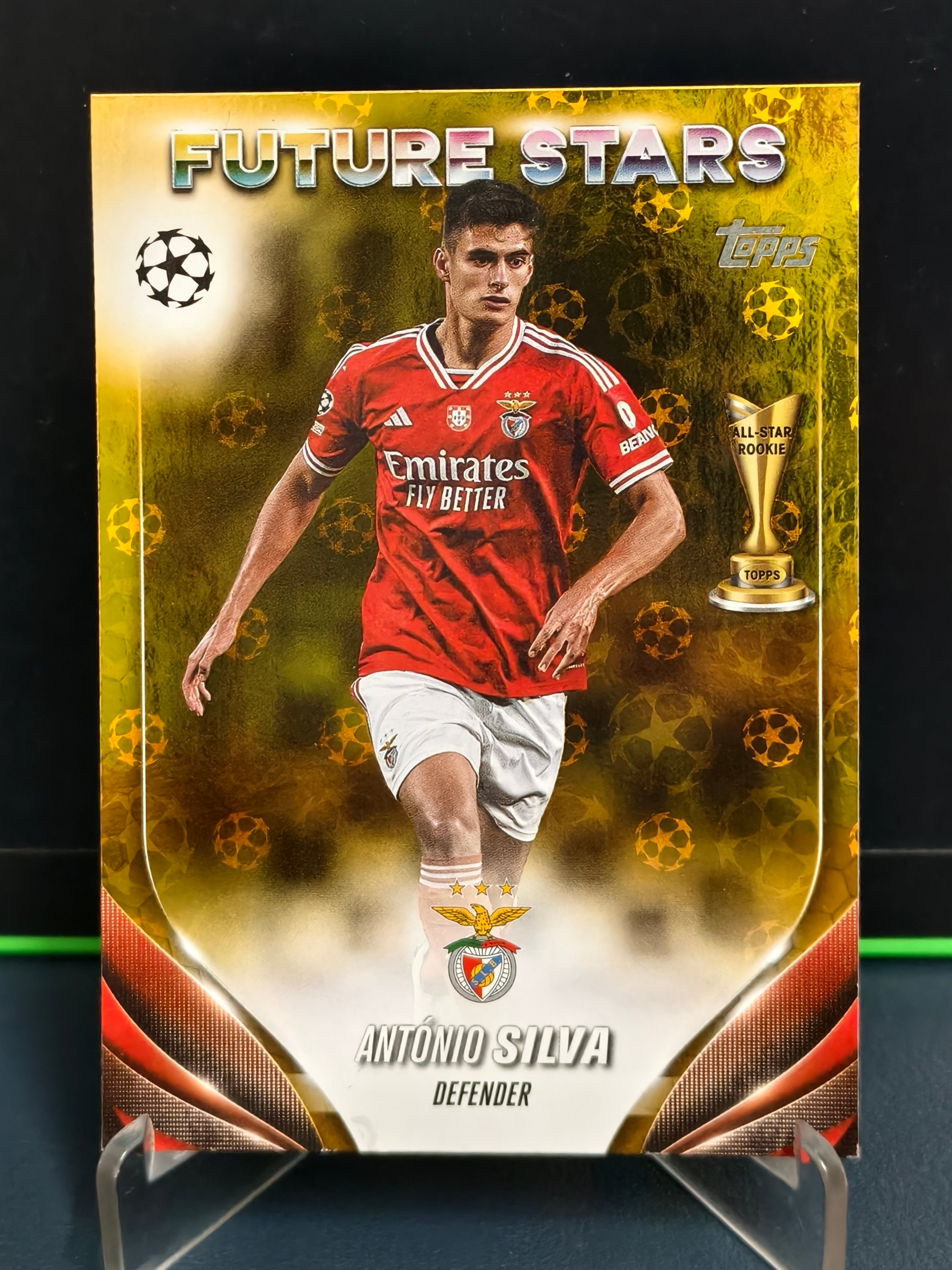 Antonio Silva - Gold Starball Future Stars Card - Topps UCC 23-24