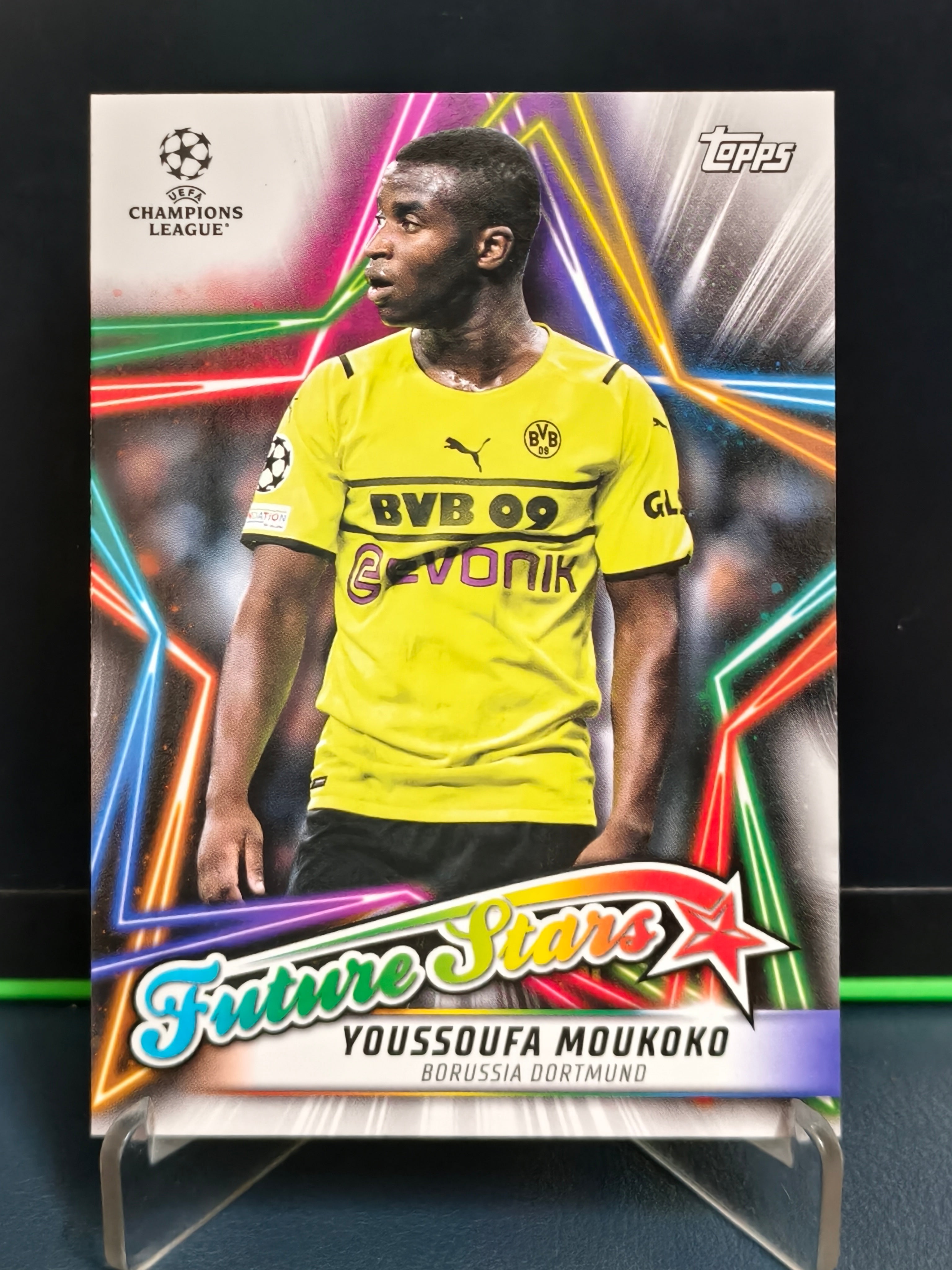 Youssoufa Moukoko - Future Stars Card - Topps UCL 21-22
