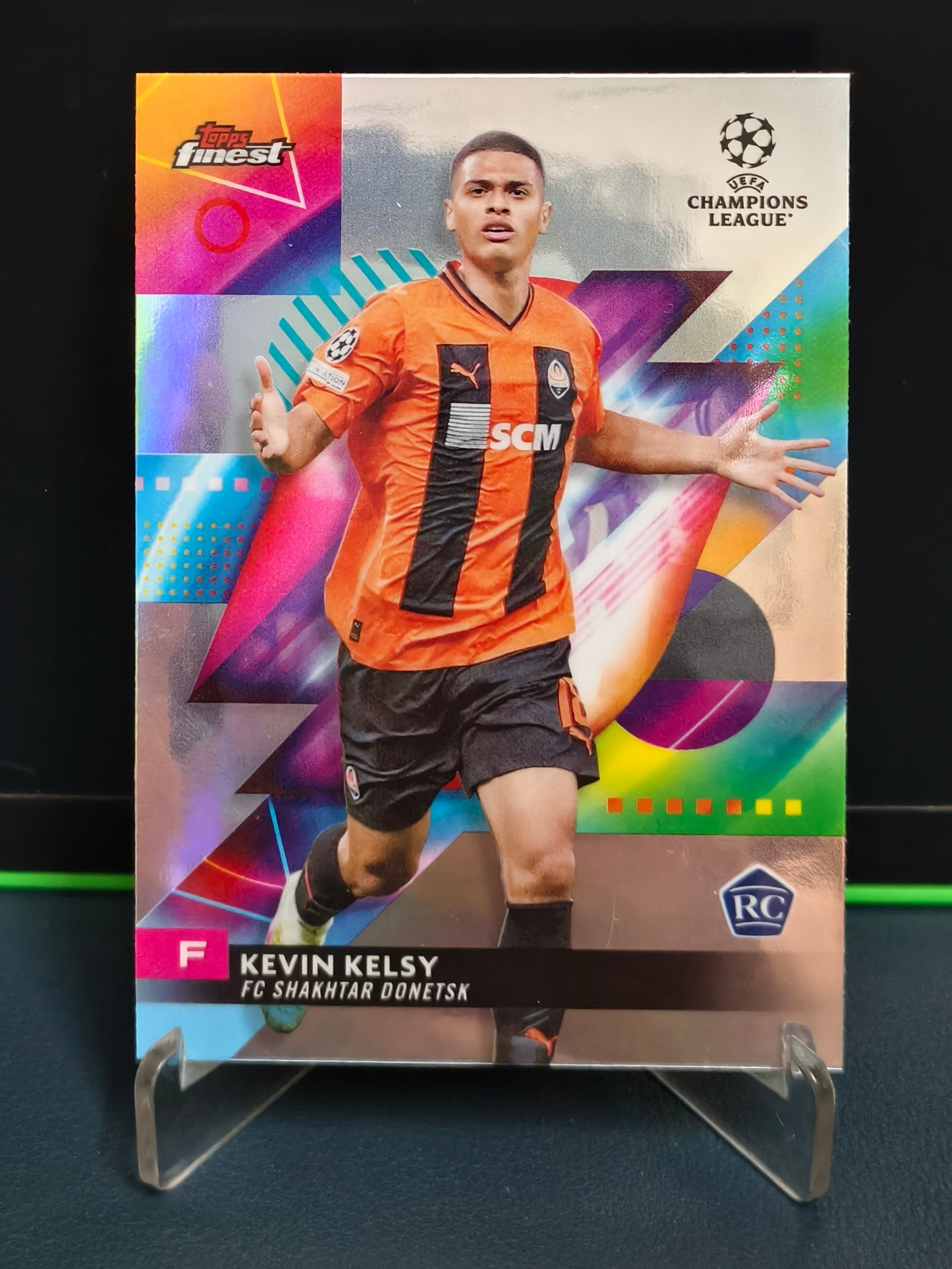 Kevin Kelsy - Refractor Card - Topps Finest UCC 23-24
