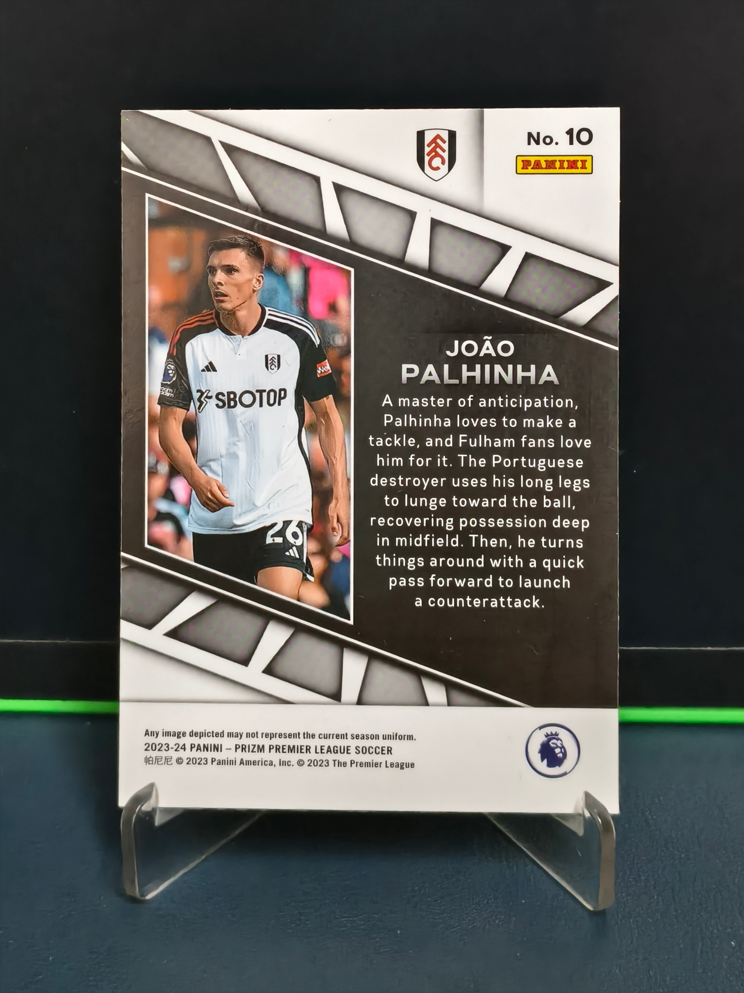 Joao Palhinha - Center Stage Card - Panini Prizm PL 23-24