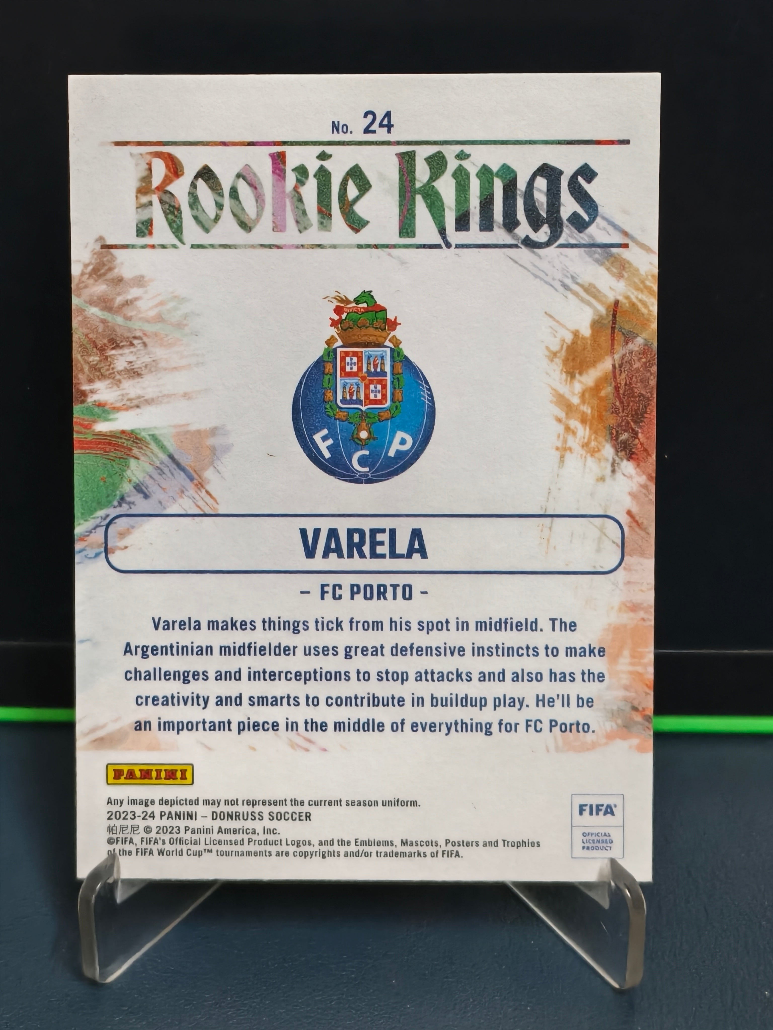 Varela - Rookie Kings Card - Panini Donruss Soccer 23-24