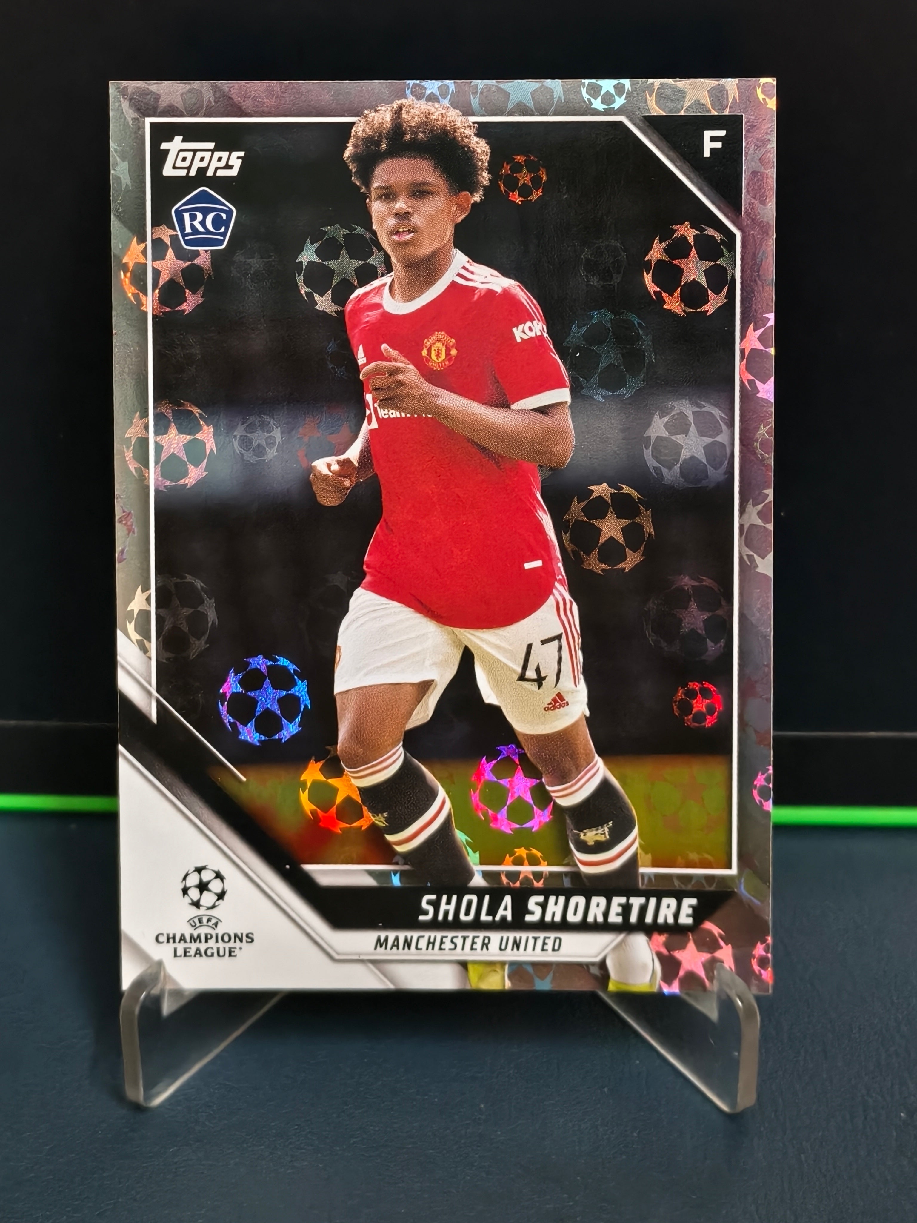 Shola Shoretire - Starball Foil Card - Topps UCL 21-22