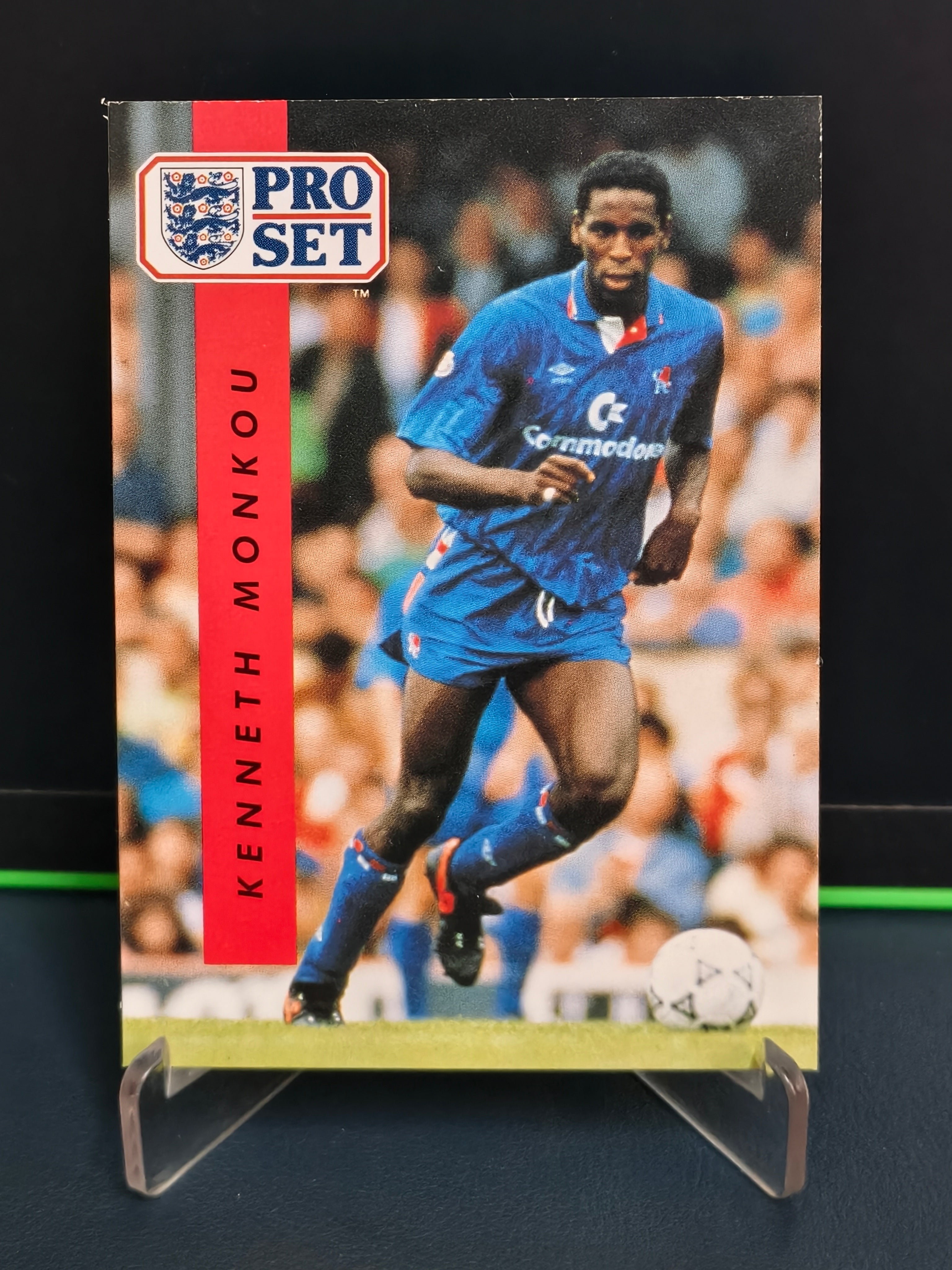 Kenneth Monkou - Base Card - Pro Set English Football 90-91