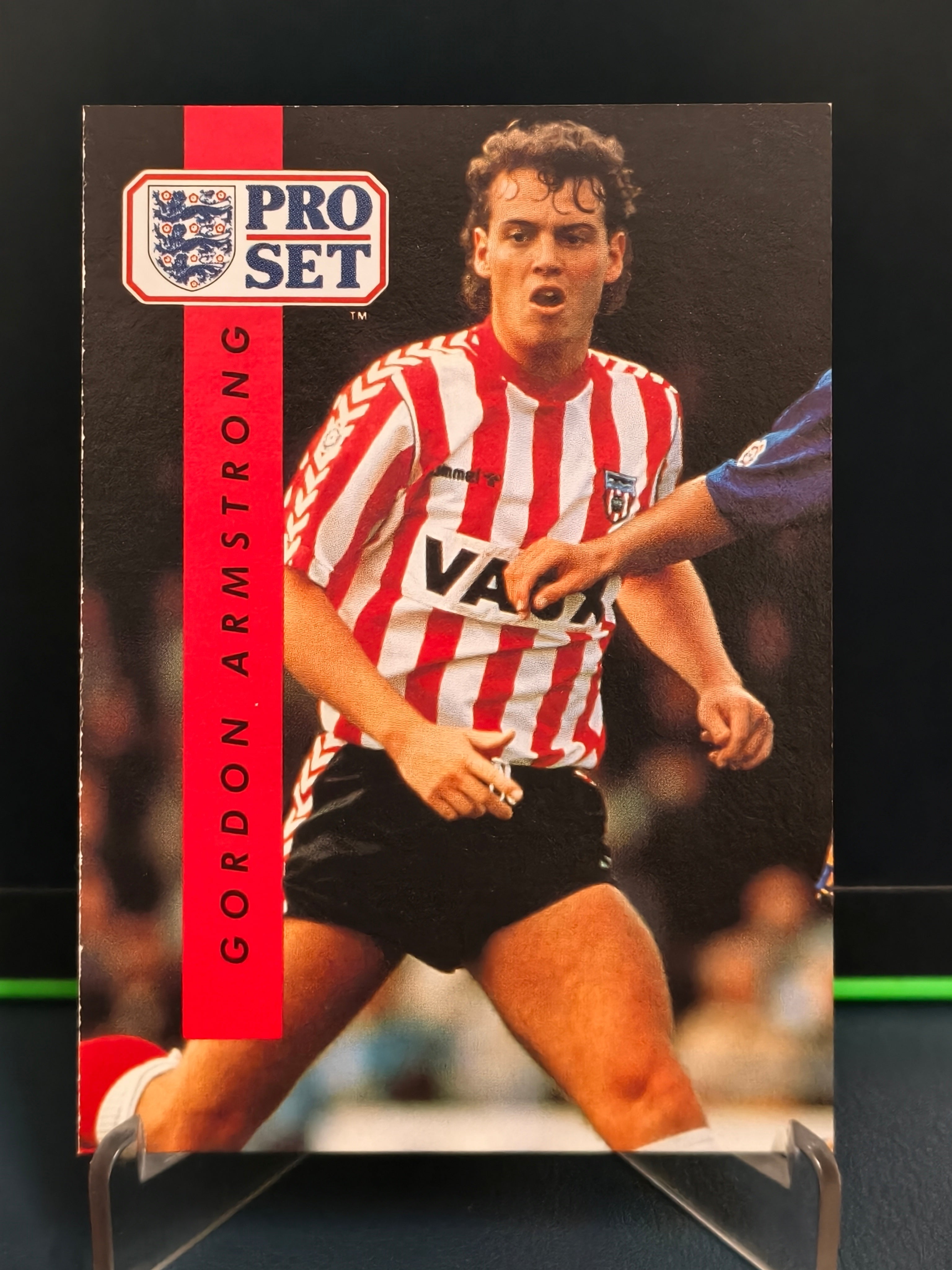 Gordon Armstrong - Base Card - Pro Set English Football 90-91