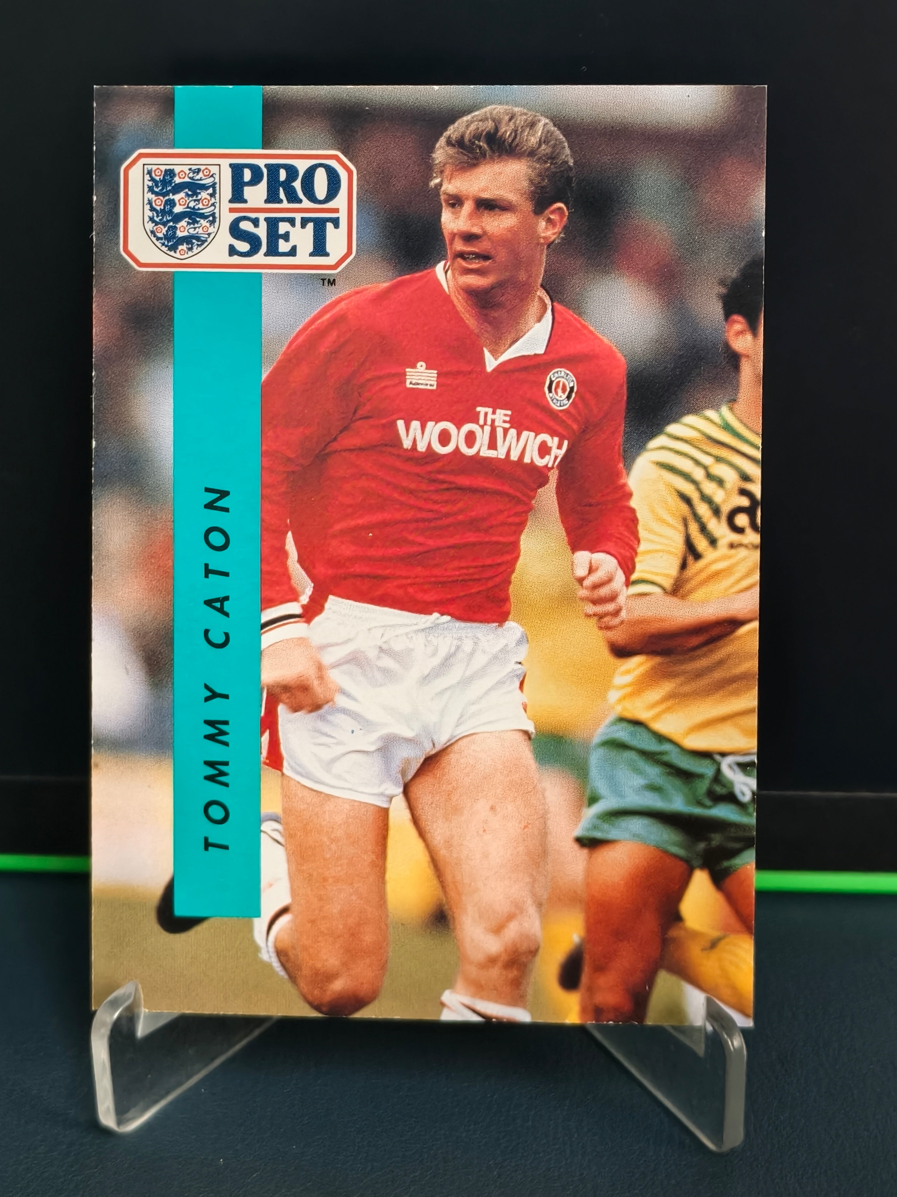Tommy Caton - Base Card - Pro Set English Football 90-91