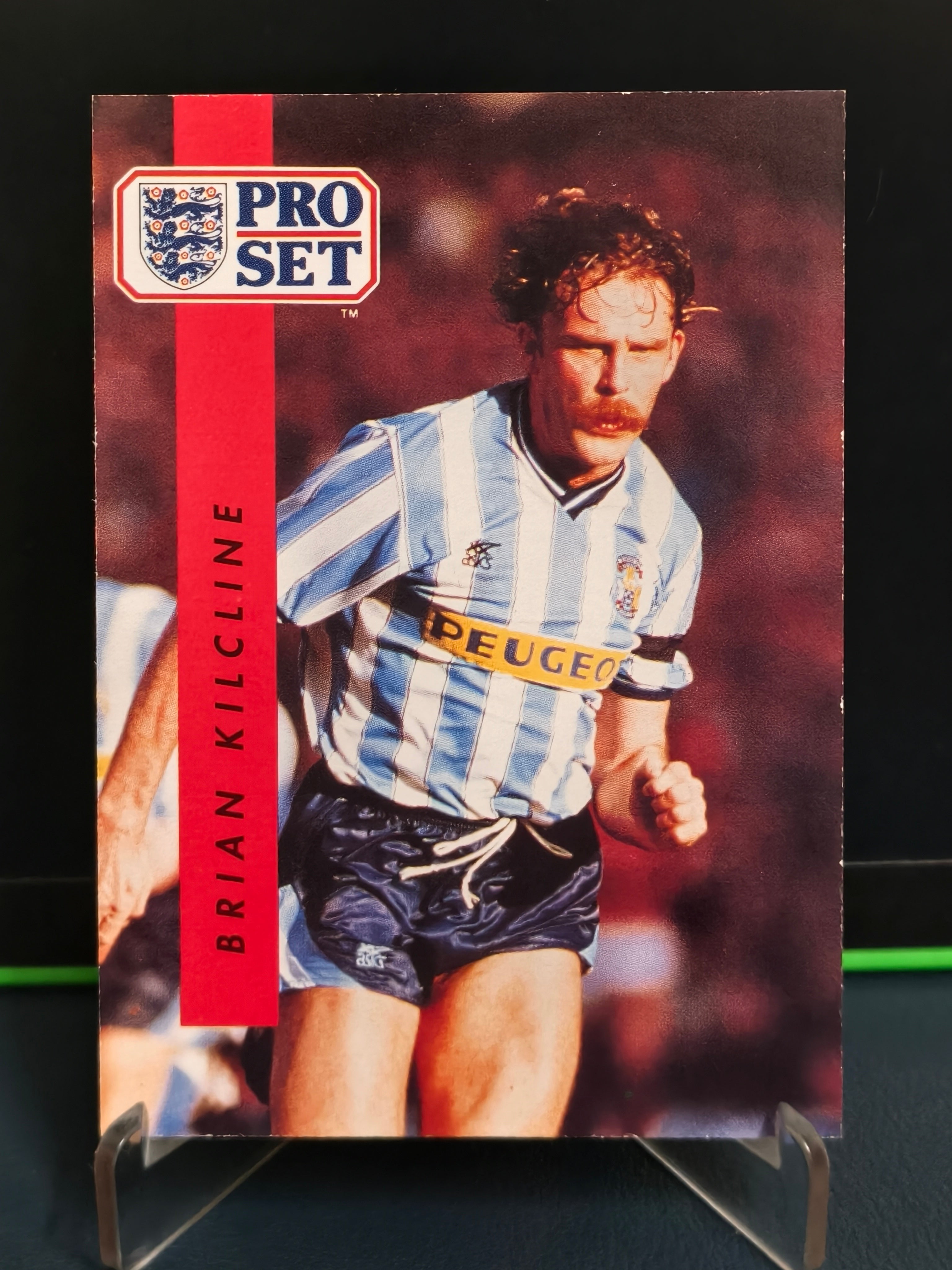 Brian Kilcline - Base Card - Pro Set English Football 90-91