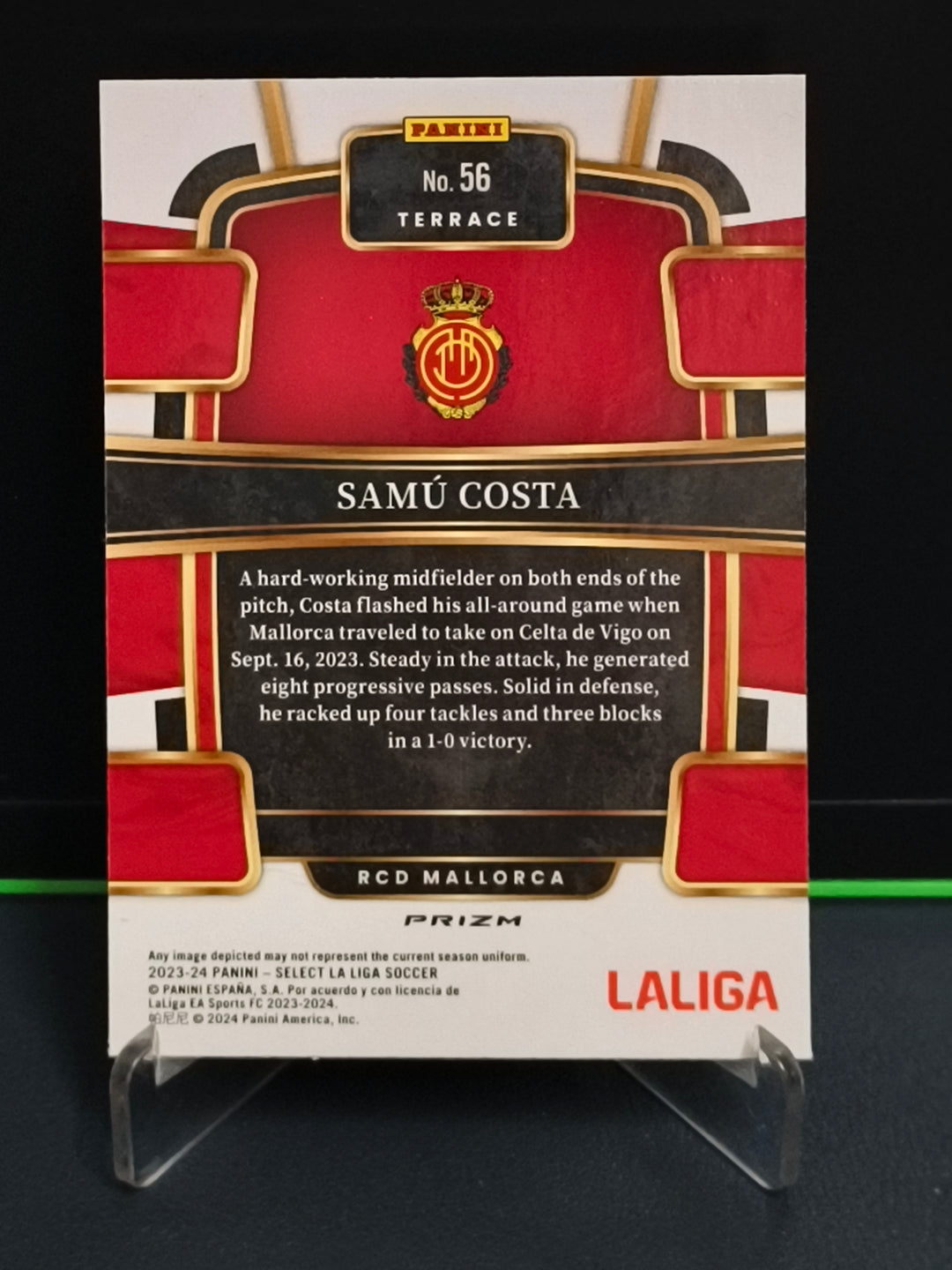 Samu Costa - Silver Terrace Card - Panini Select La Liga 23-24