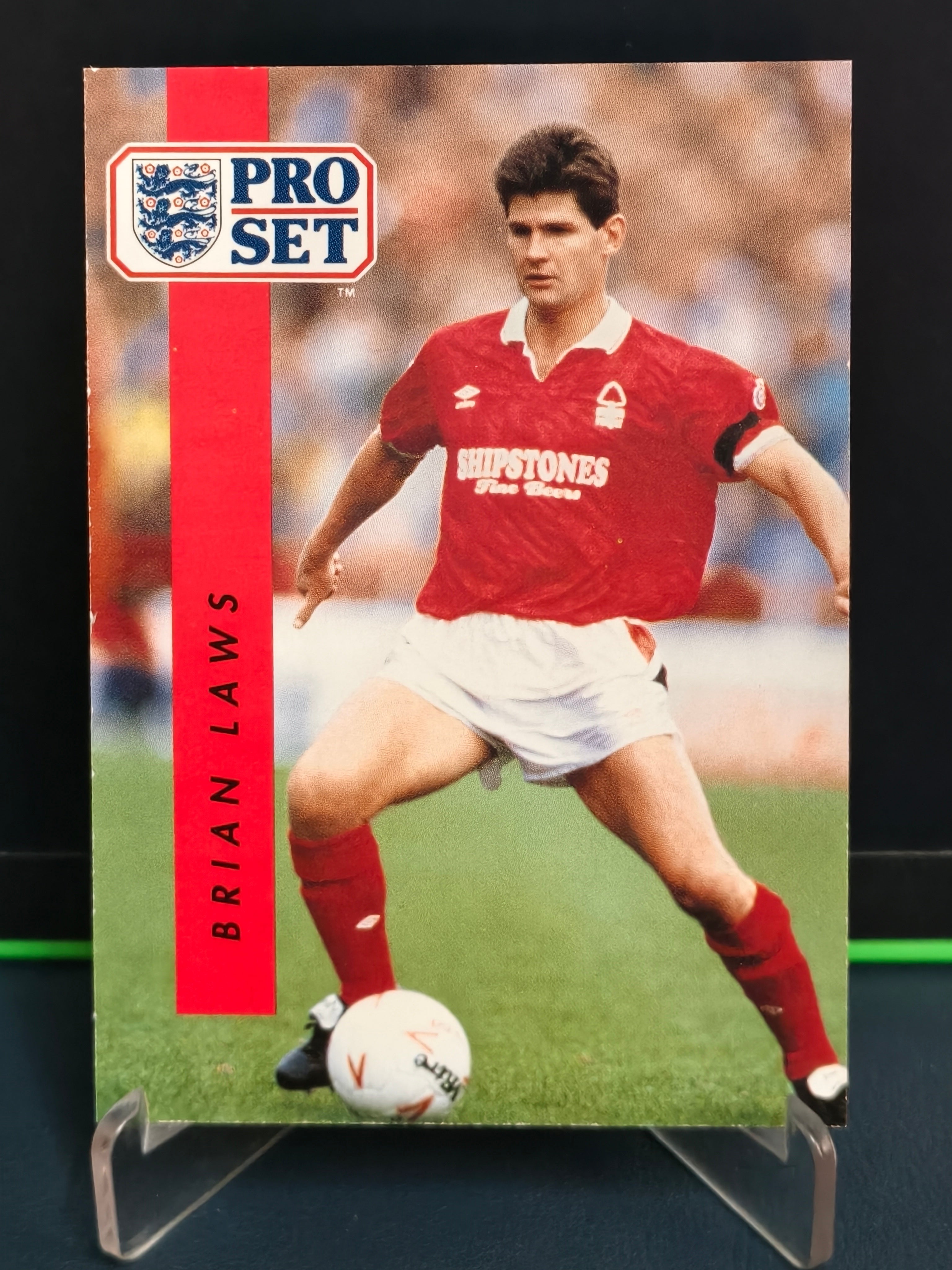 Brian Laws - Base Card - Pro Set English Football 90-91