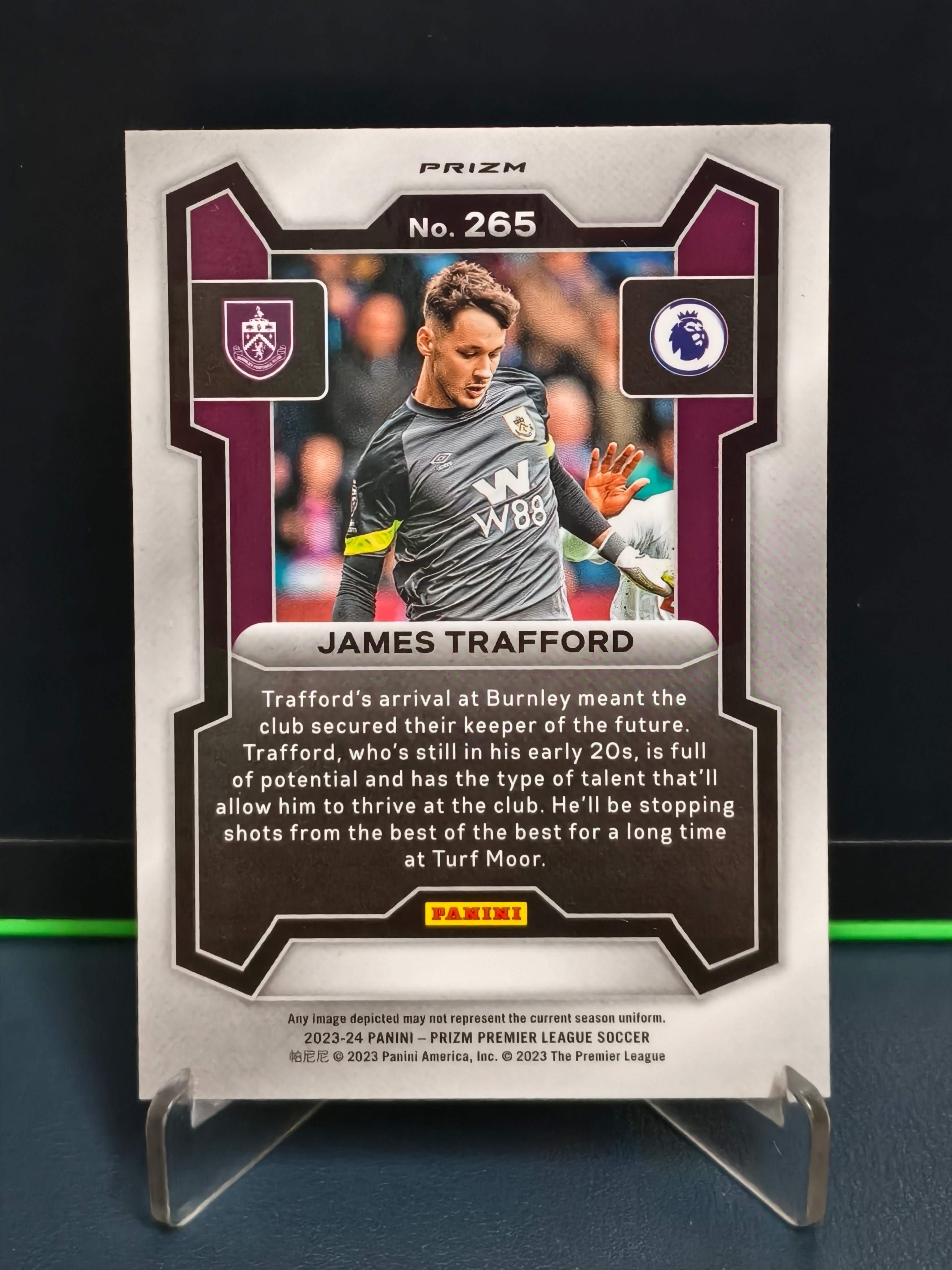 James Trafford - Silver Card - Panini Prizm PL 23-24