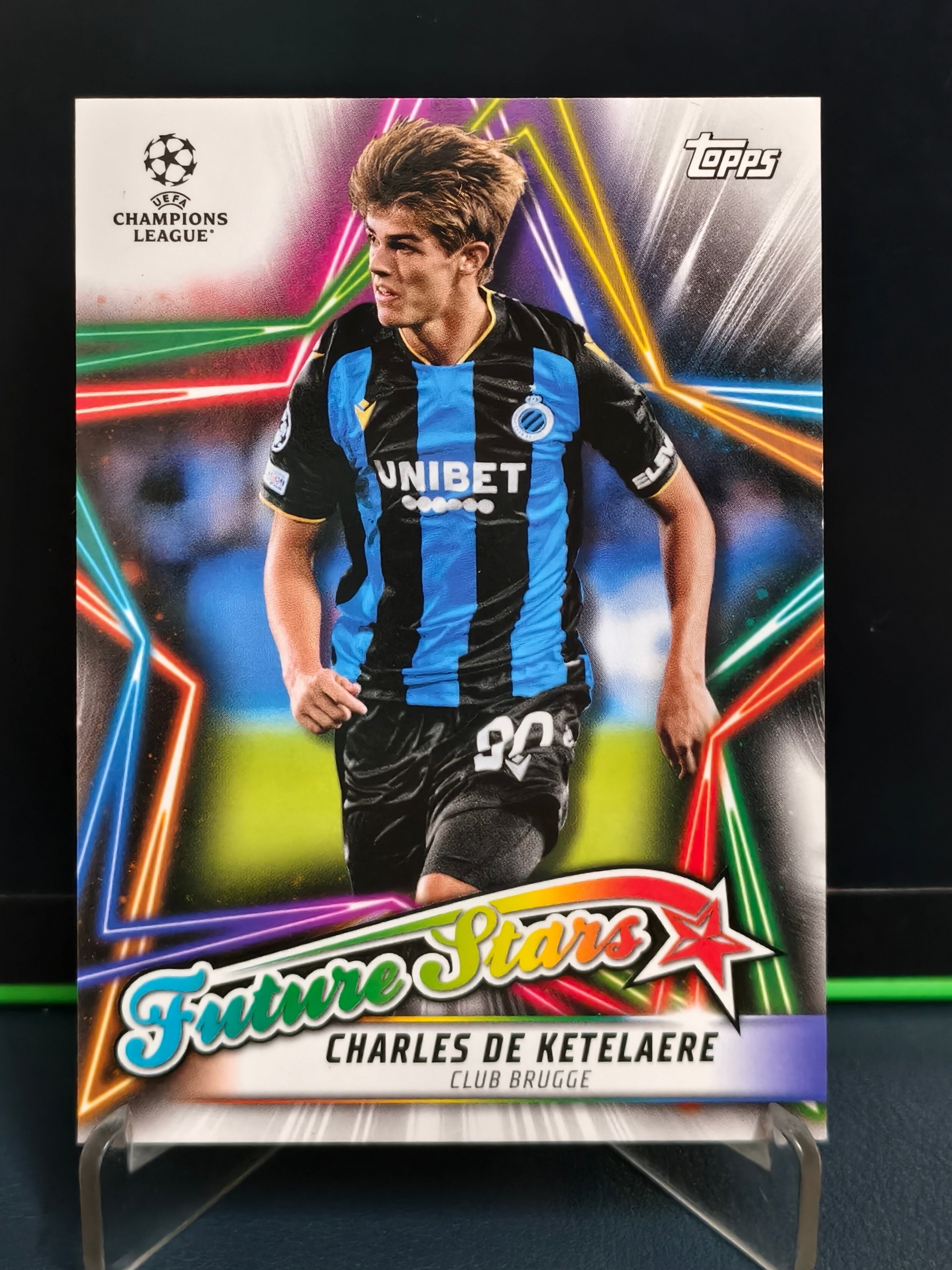 Charles De Ketelaere - Future Stars Card - Topps UCL 21-22