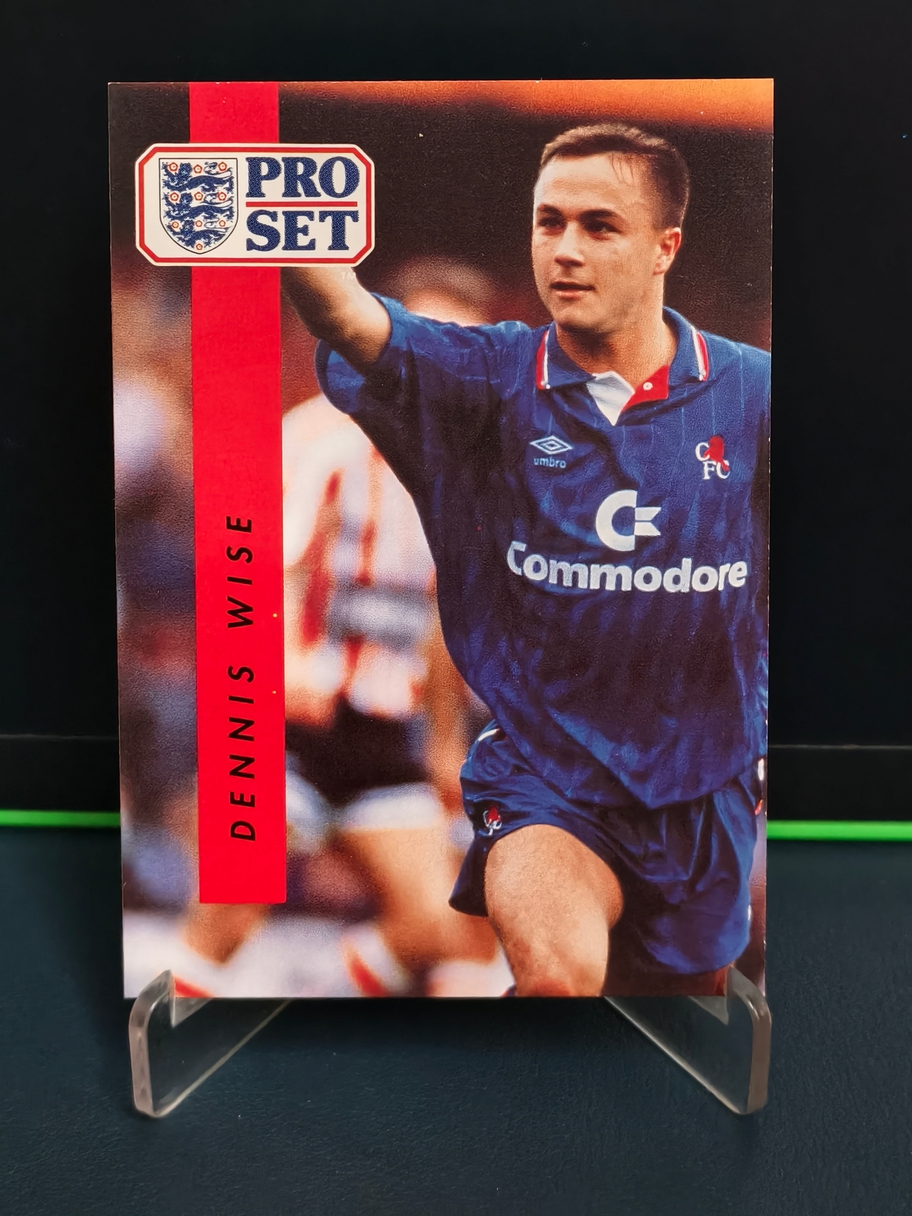 Dennis Wise - Base Card - Pro Set English Football 90-91
