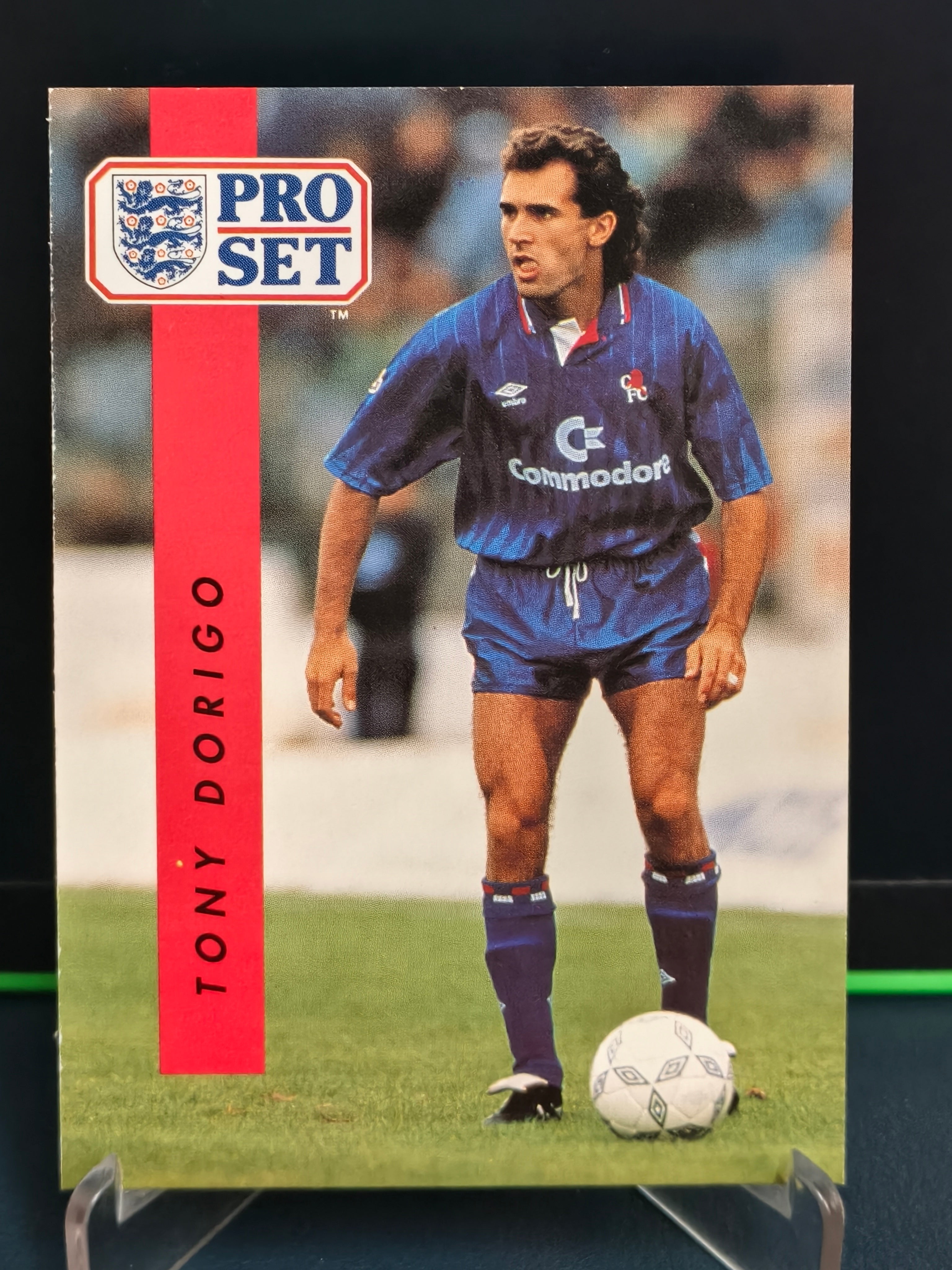 Tony Dorigo - Base Card - Pro Set English Football 90-91