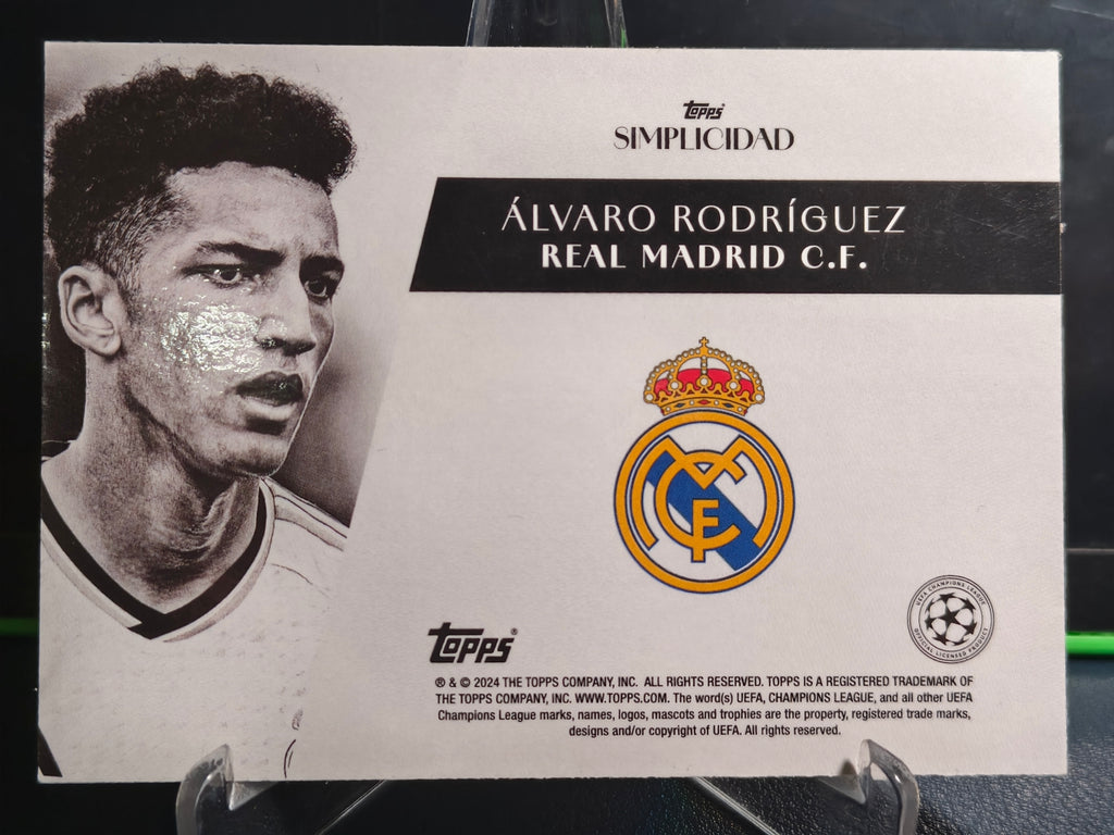 Alvaro Rodriguez - Base Card - Topps Simplicidad 23-24