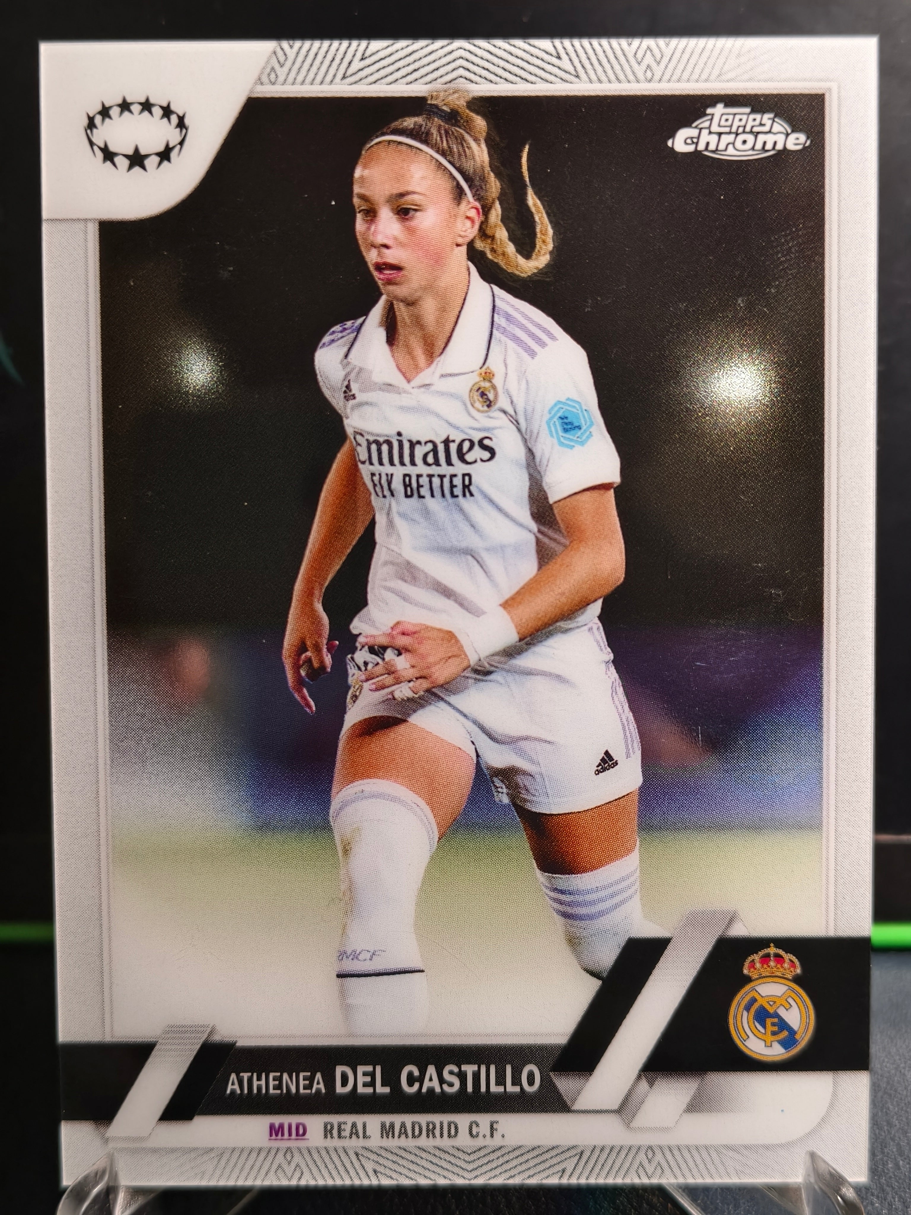 Athenea Del Castillo - Base Card - Topps Chrome UWCL 22-23