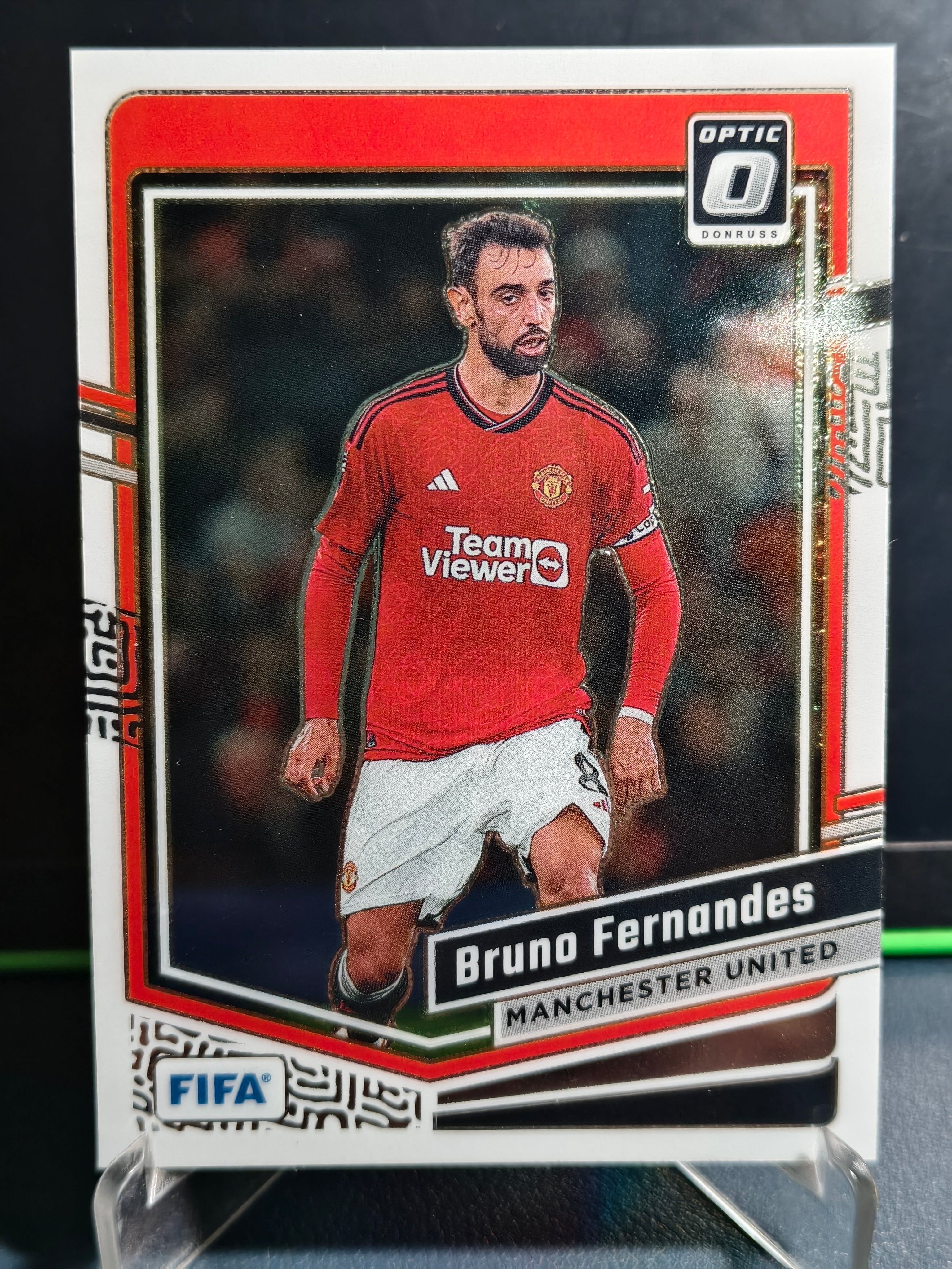 Bruno Fernandes - Optic Card - Panini Donruss Soccer 23-24