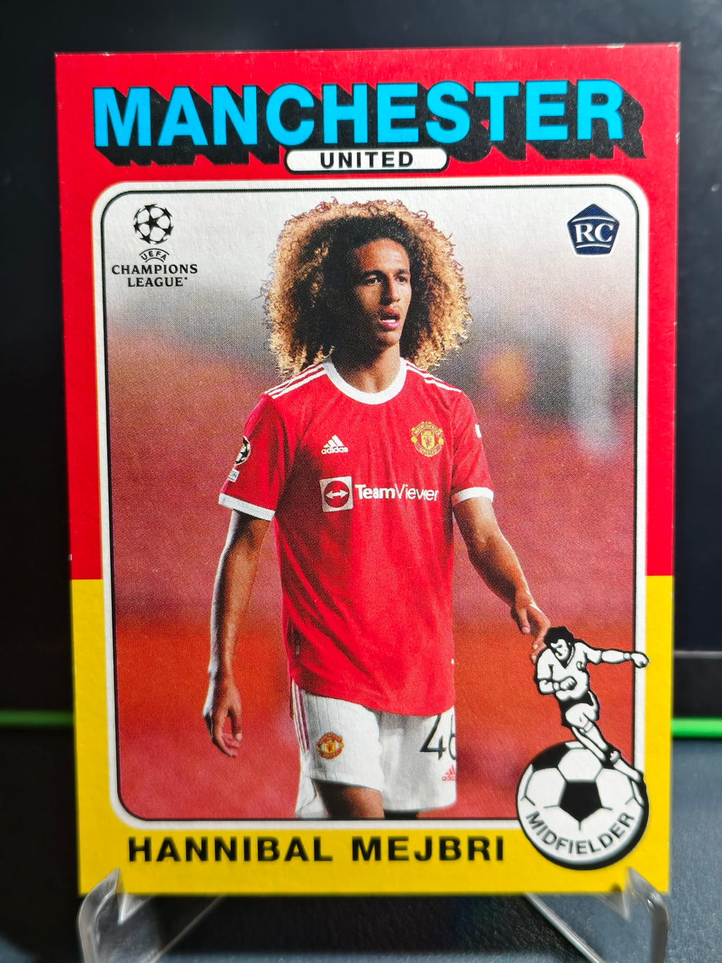 Hannibal Mejbri - 1975-76 Topps Footballers Card - Topps UCL 21-22