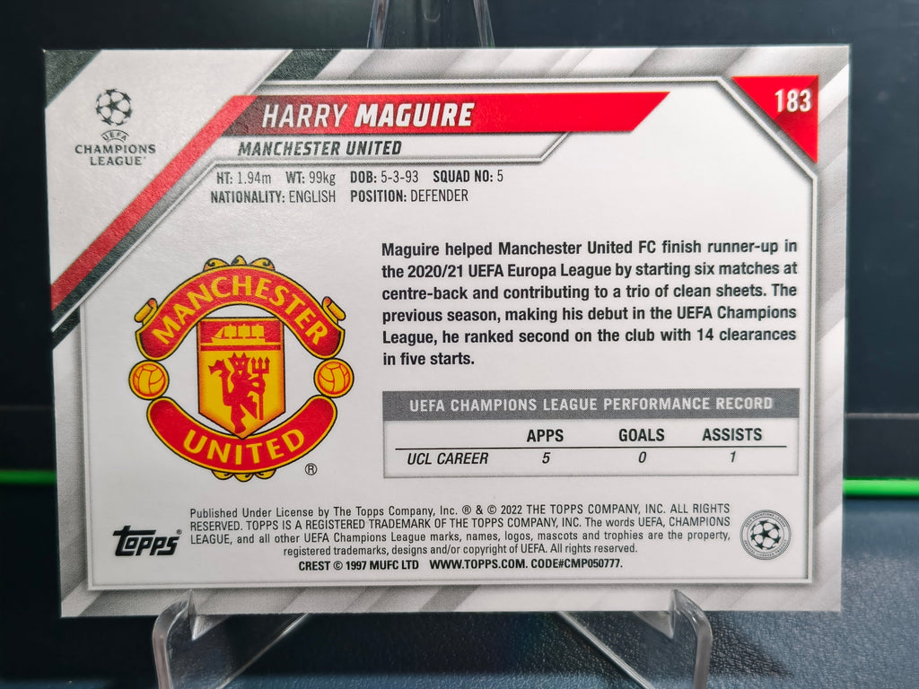 Harry Maguire - Base Card - Topps UCL 21-22