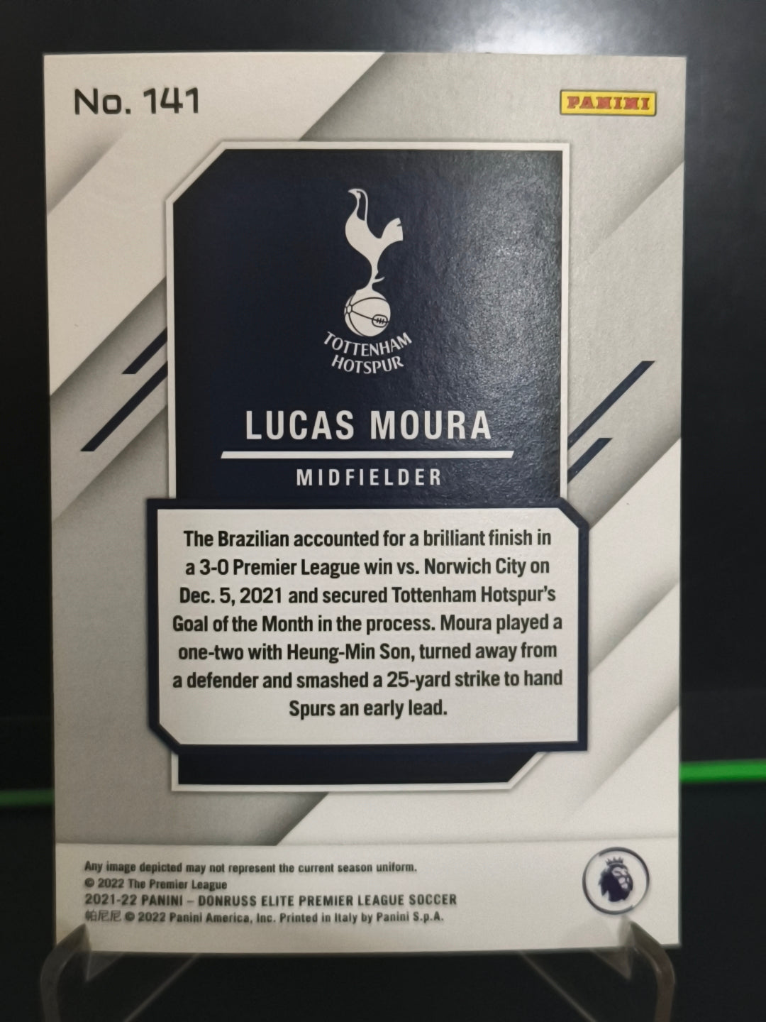 Lucas Moura - Base Card - Panini Donruss Elite PL 21-22