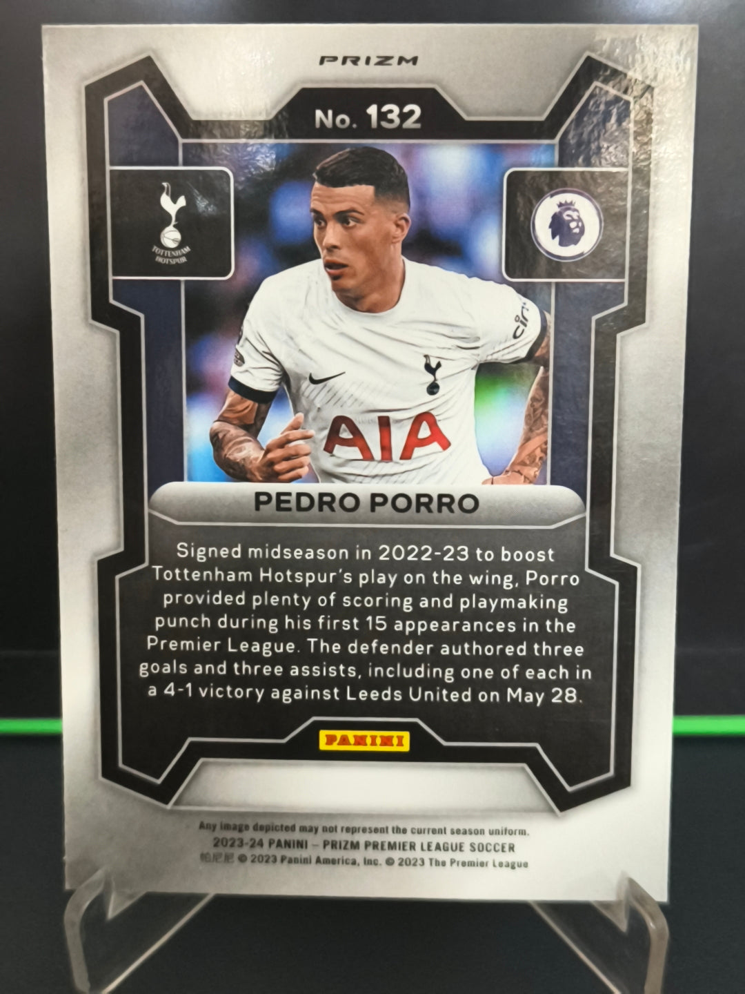 Pedro Porro - Disco Card - Panini Prizm PL 23-24
