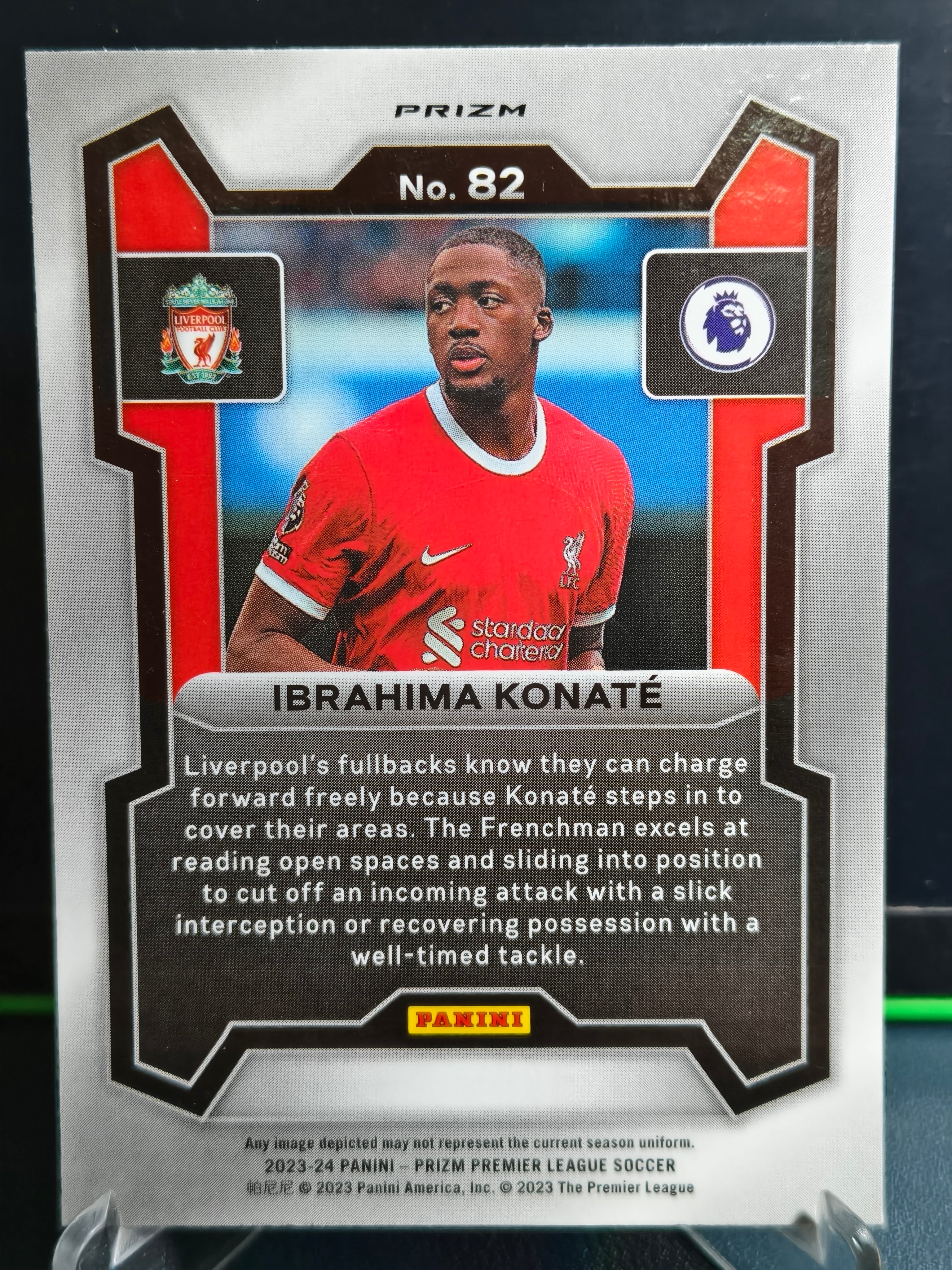 Ibrahima Konate - Disco Card - Panini Prizm PL 23-24