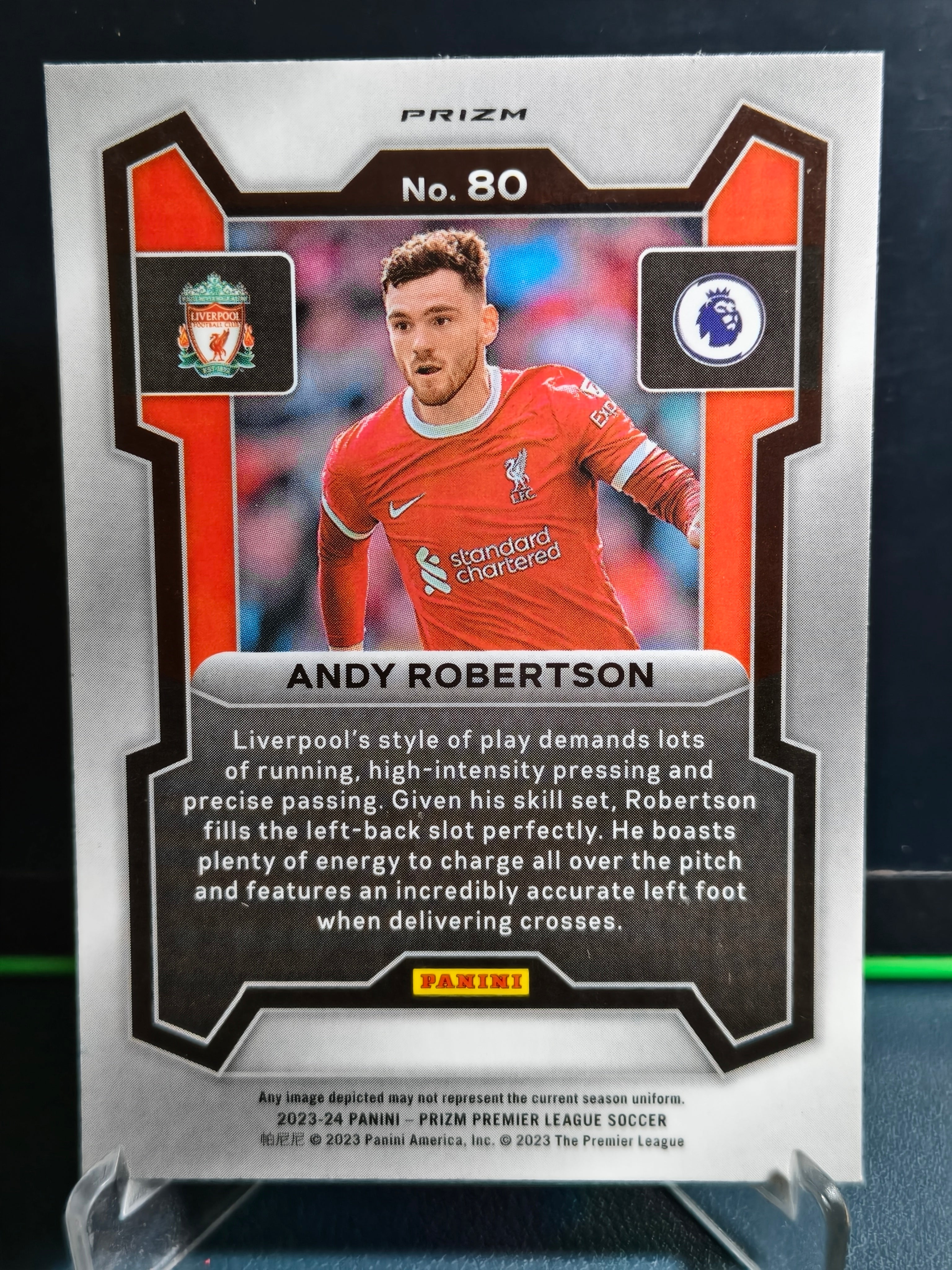 Andy Robertson - Disco Card - Panini Prizm PL 23-24