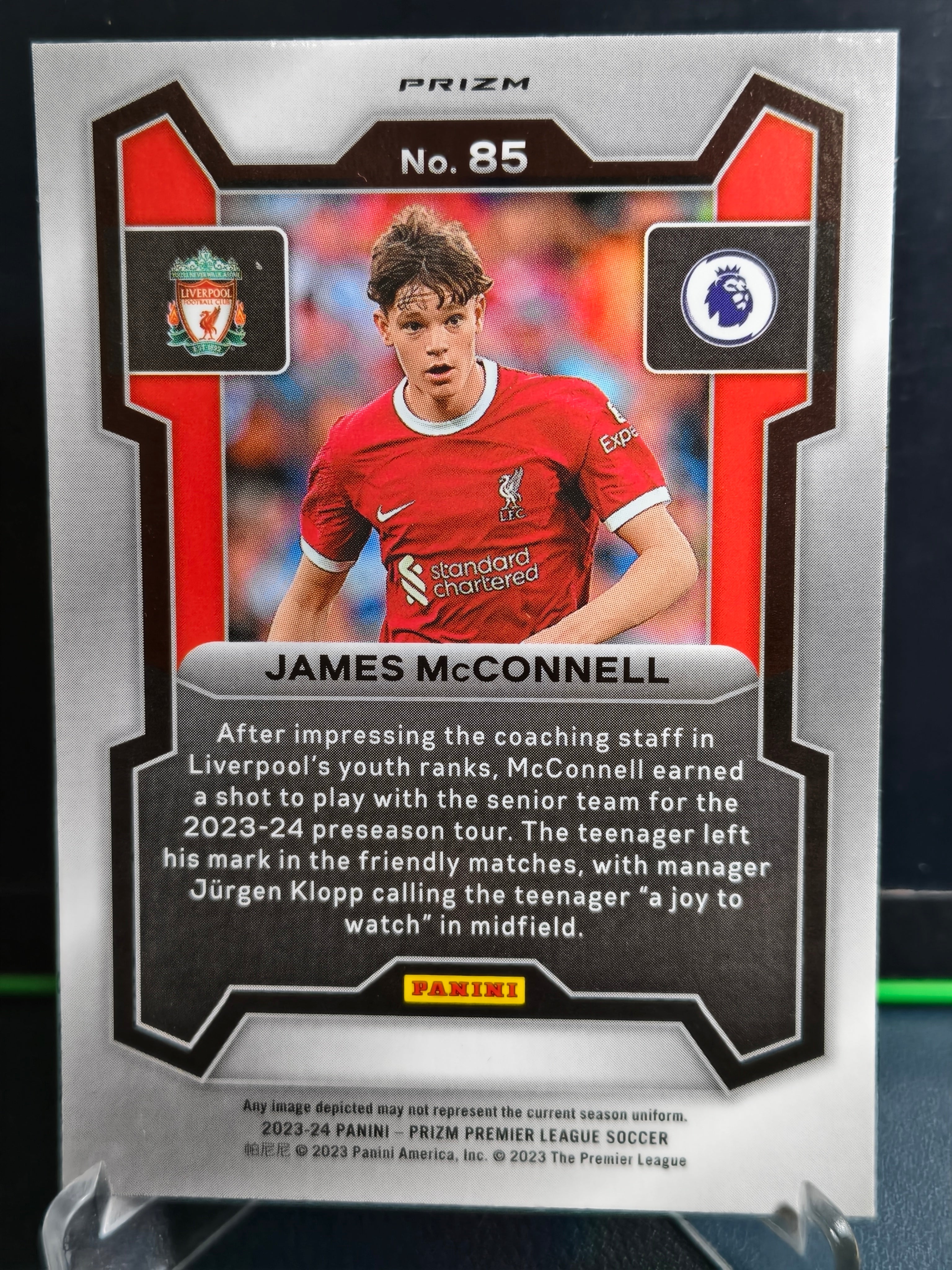 James McConnell - Disco Card - Panini Prizm PL 23-24