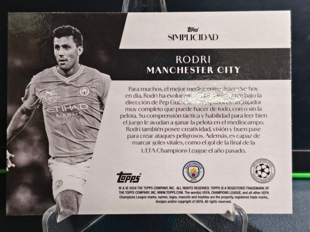 Rodri - Base Card - Topps Simplicidad 23-24