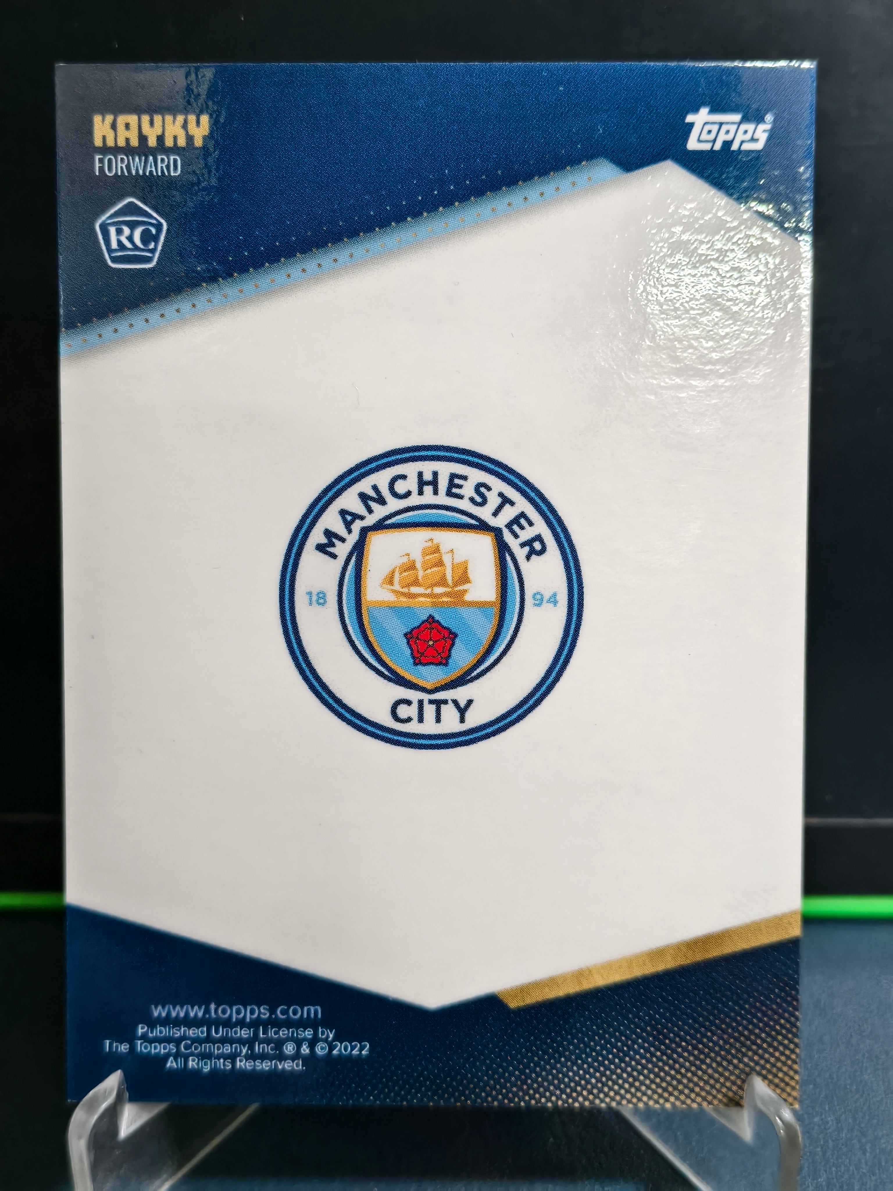 Kayky - National Team Card - Topps Manchester City Team Set 21-22