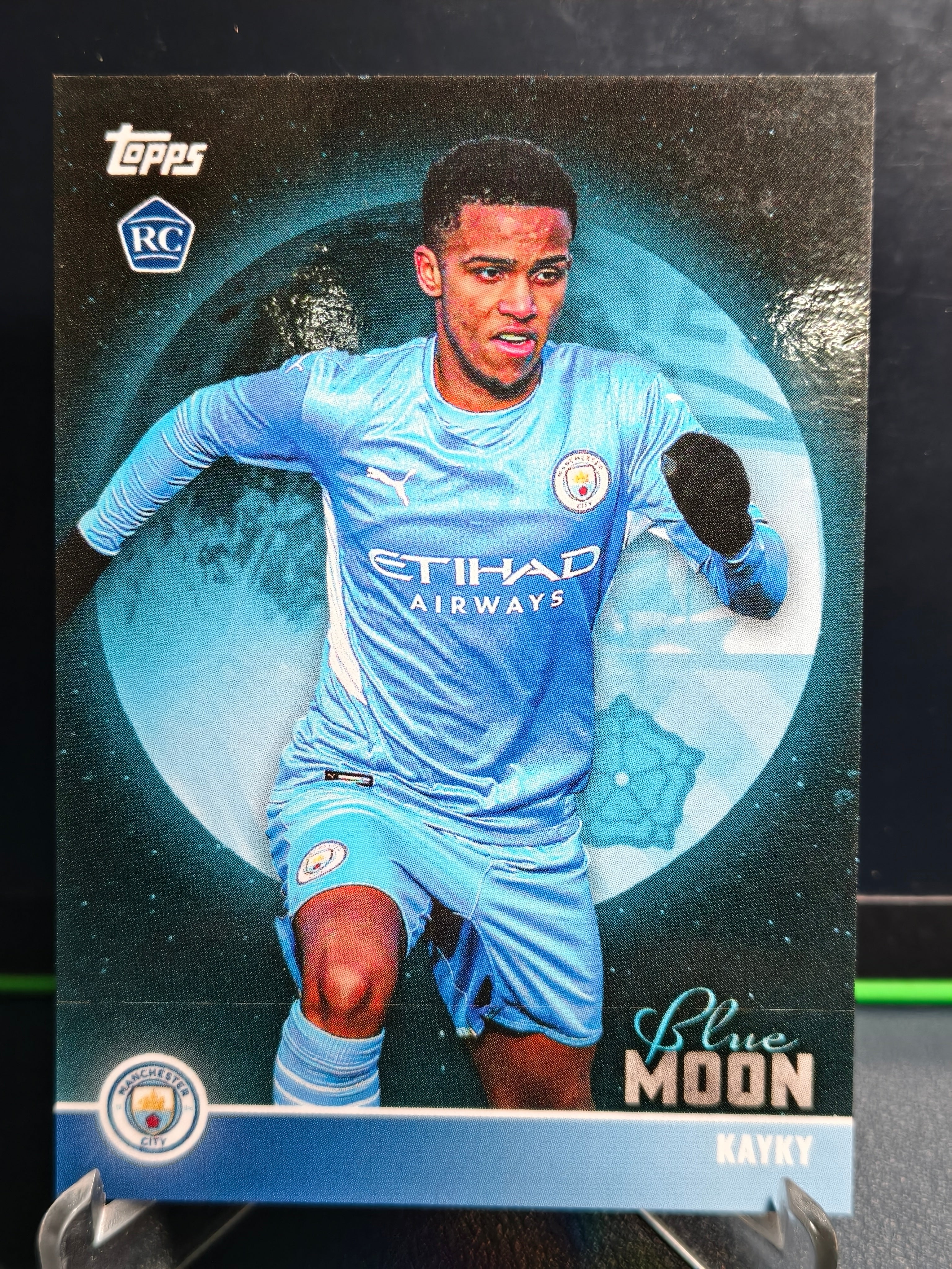 Kayky - Blue Moon Card - Topps Manchester City Team Set 21-22