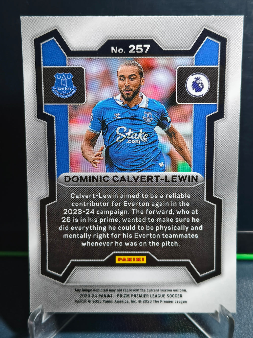 Dominic Calvert-Lewin - Base Card - Panini Prizm PL 23-24