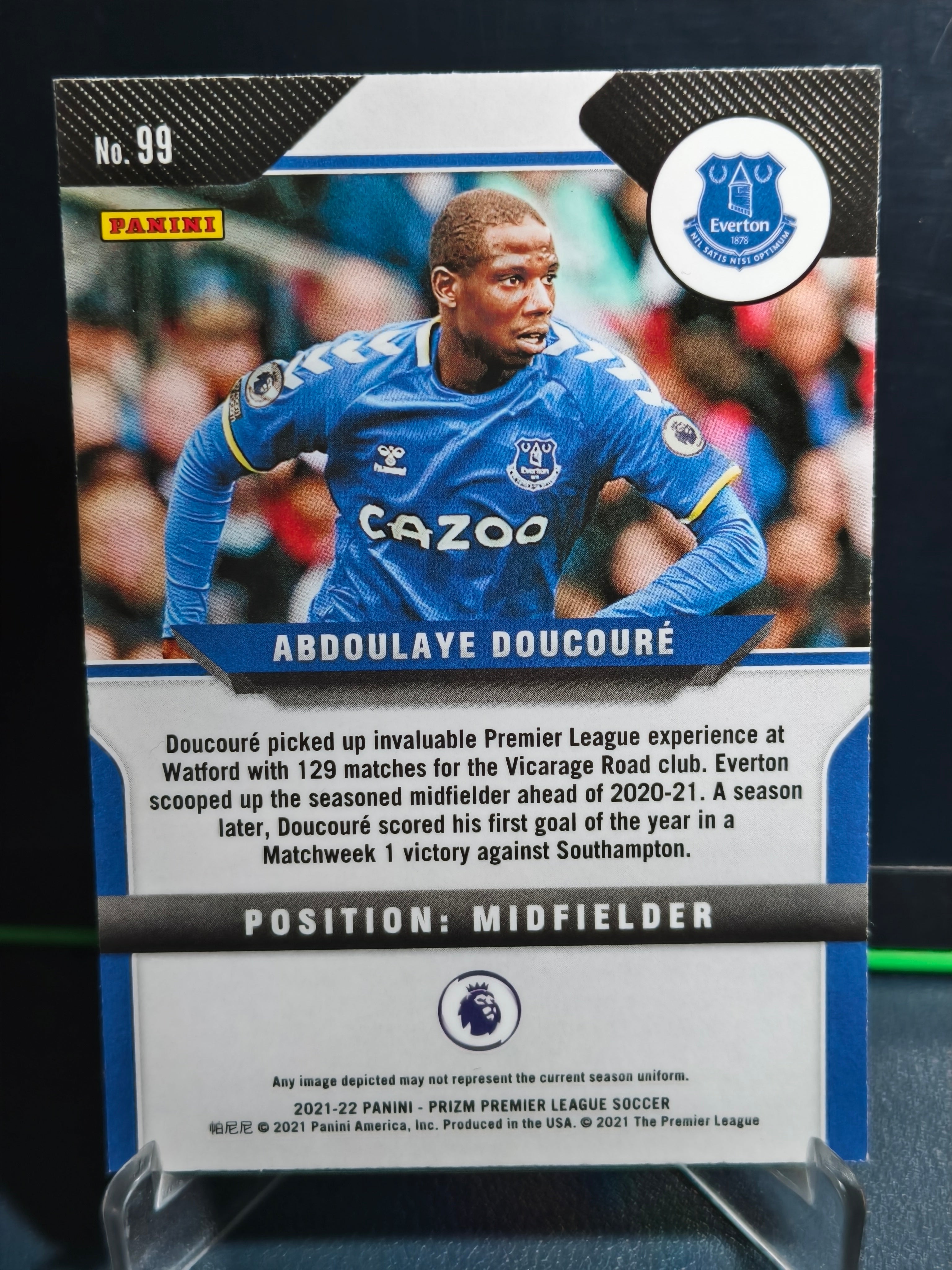 Abdoulaye Doucoure - Base Card - Panini Prizm PL 21-22
