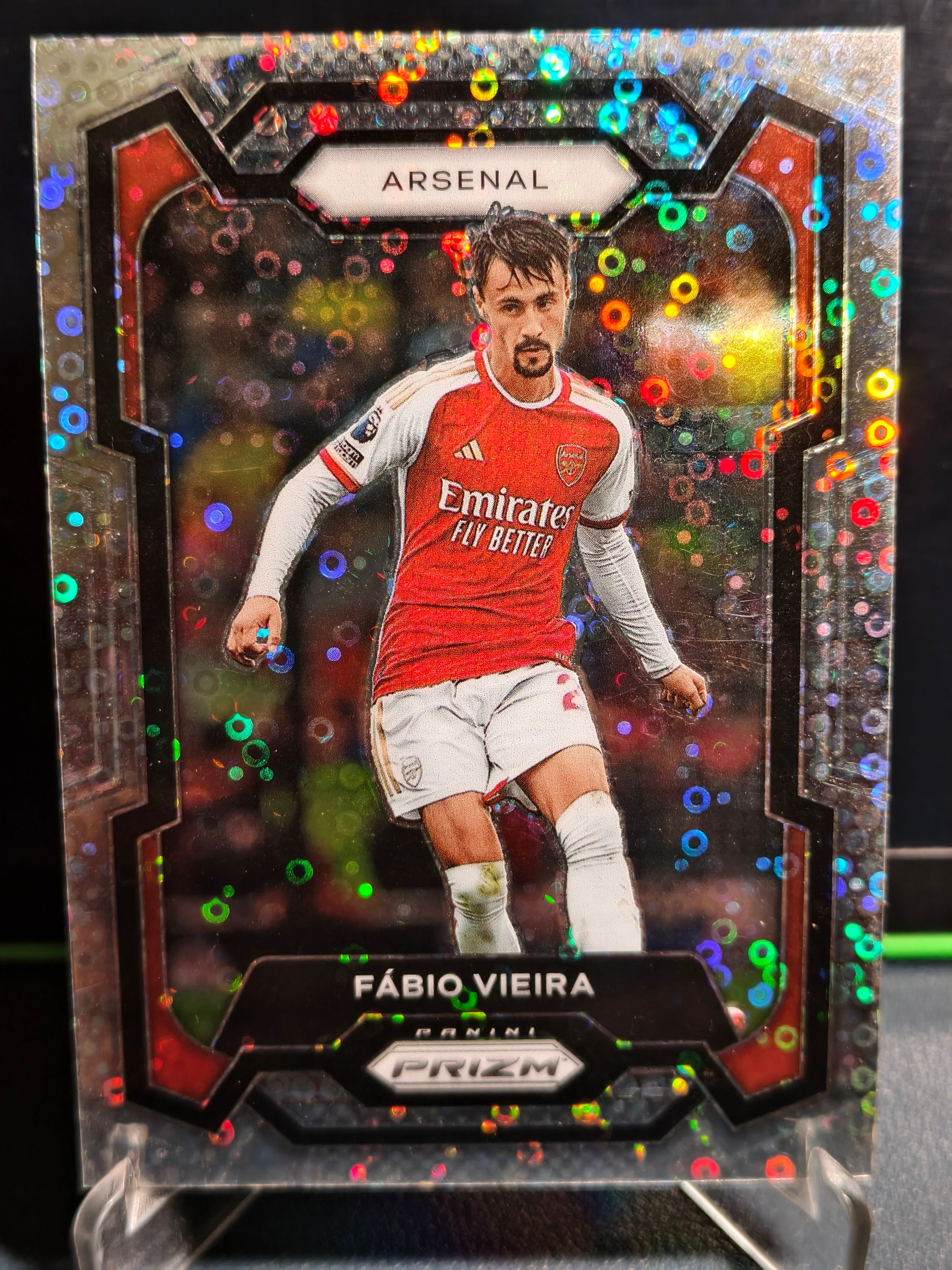 Fabio Vieira - Disco Card - Panini Prizm PL 23-24