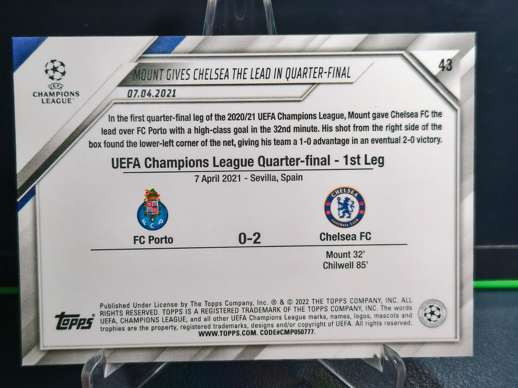 2020-21 Title Winners (Mount) - Base Card - Topps UCL 21-22