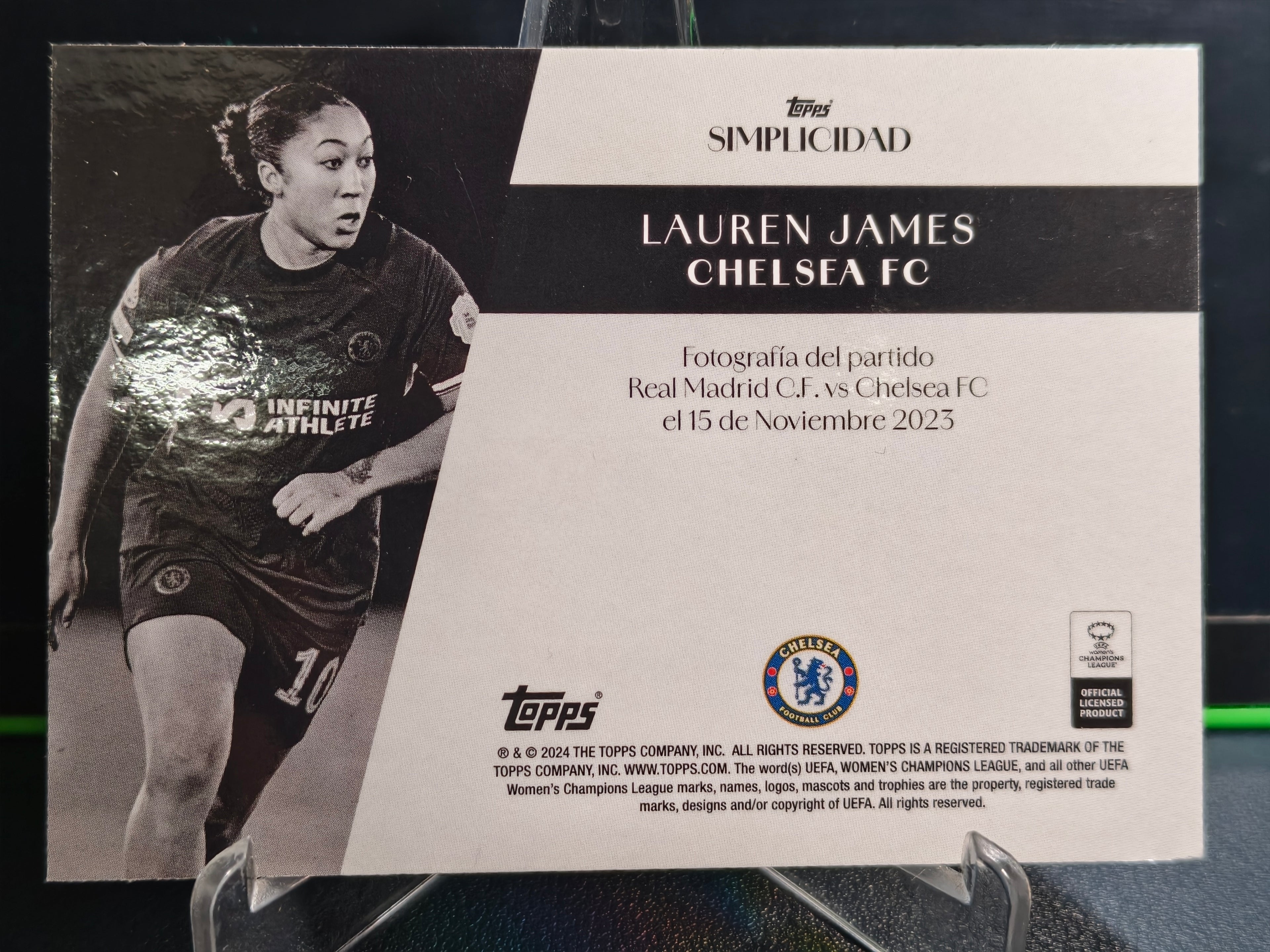 Lauren James - Base Card - Topps Simplicidad 23-24