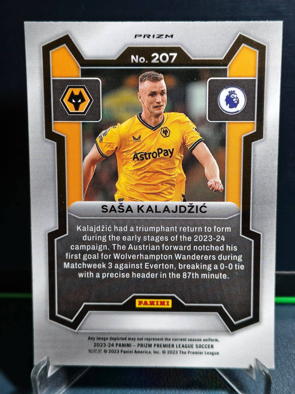 Sasa Kalajdzic - Disco Card - Panini Prizm PL 23-24